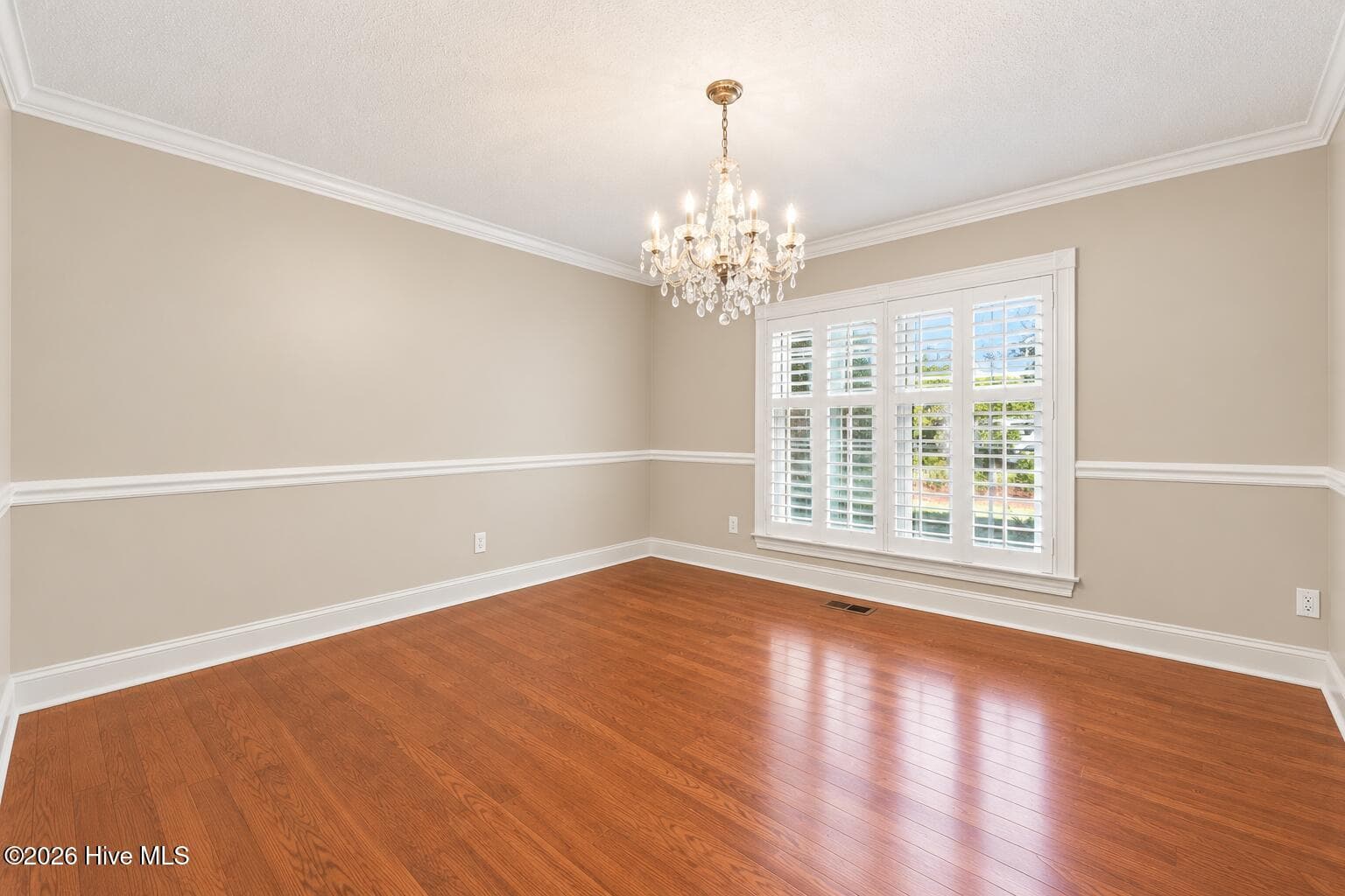 Virtually painted dining room - 1053 Colleton Way, Trent Woods, NC 28562