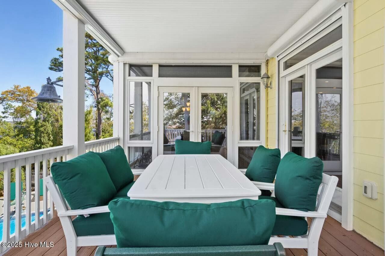 Covered Deck / Outside Dining - 7012 Sound Drive, Emerald Isle, NC 28594