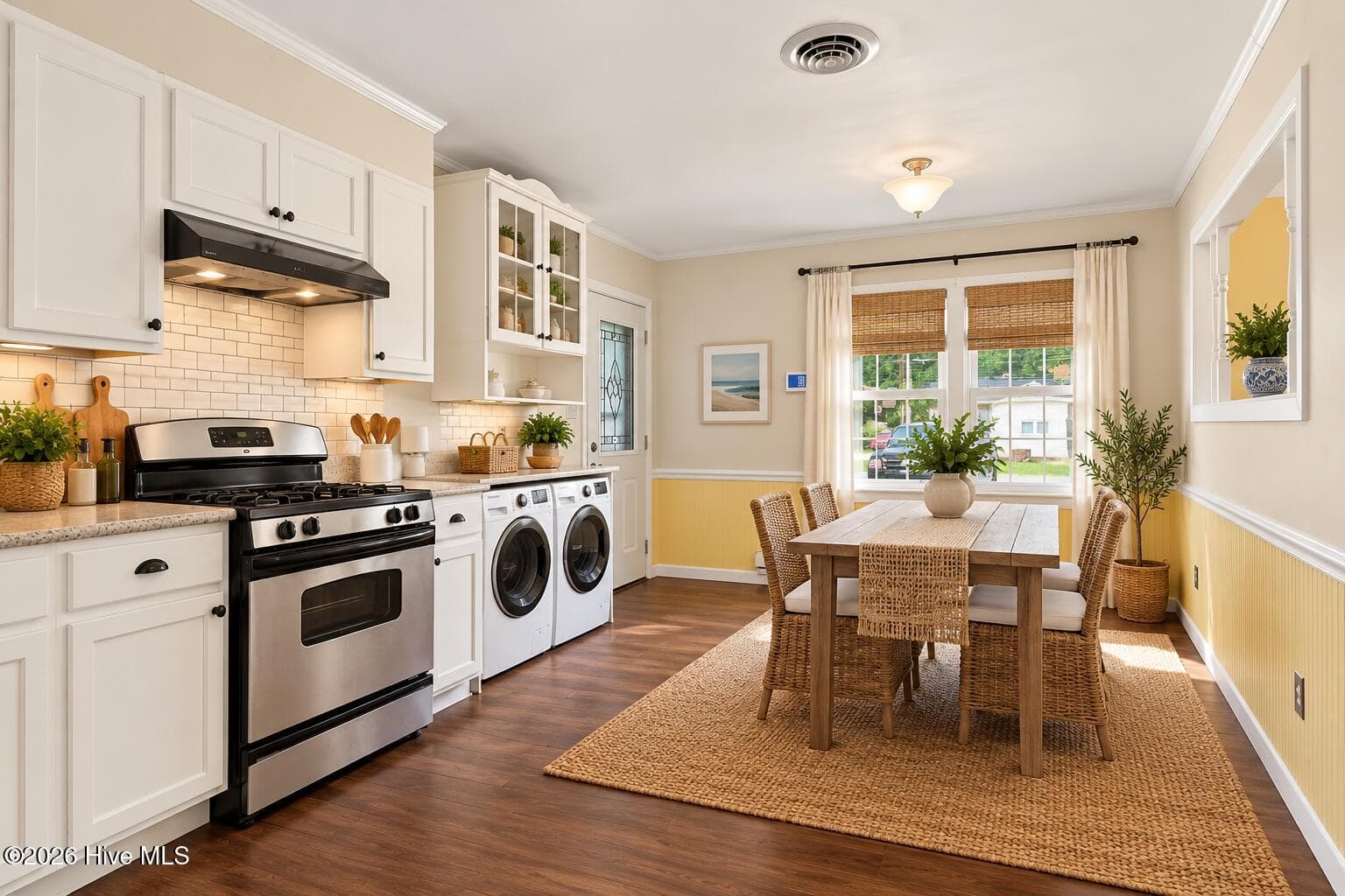 Virtual Staging Kitchen/Dining - 235 Tom Mann Road, Newport, NC 28570