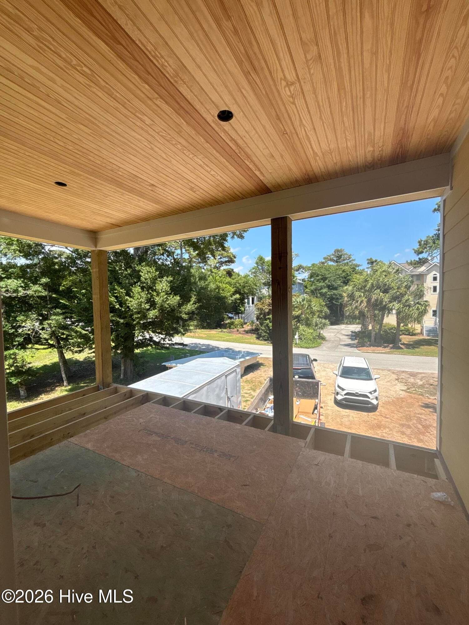 Covered Front Deck - 405 Emerald Landing Drive, Emerald Isle, NC 28594