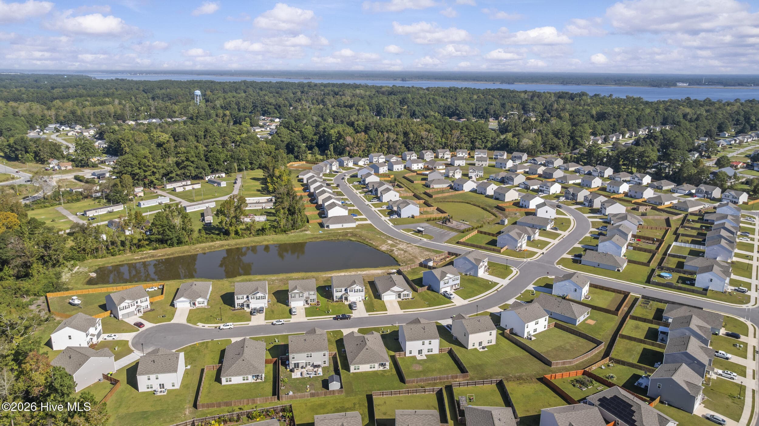 Aerial View - 4019 Emerald View, New Bern, NC 28560