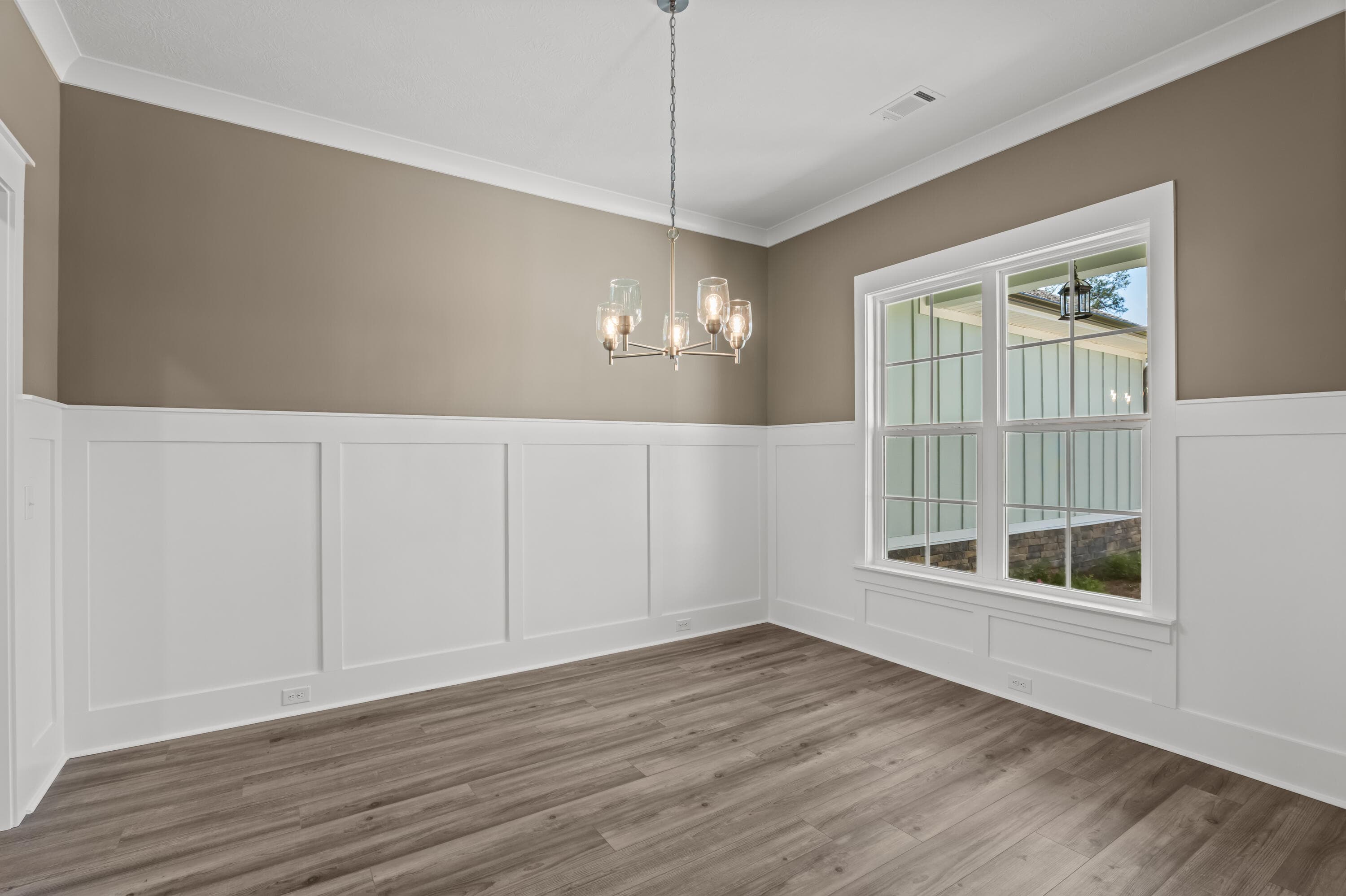 Statement color in the dining room - 1488 Bellingham Drive, Beech Island, SC 29842
