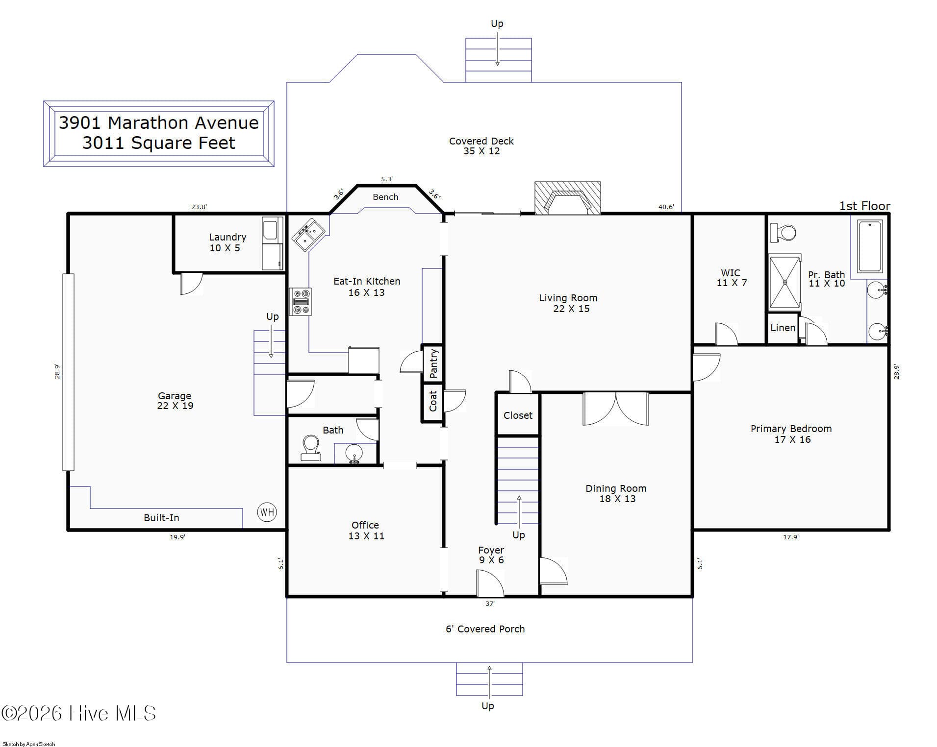 Single Family Residence at 3901 Marathon Avenue, Castle Hayne, NC 28429, photo 52 of 57