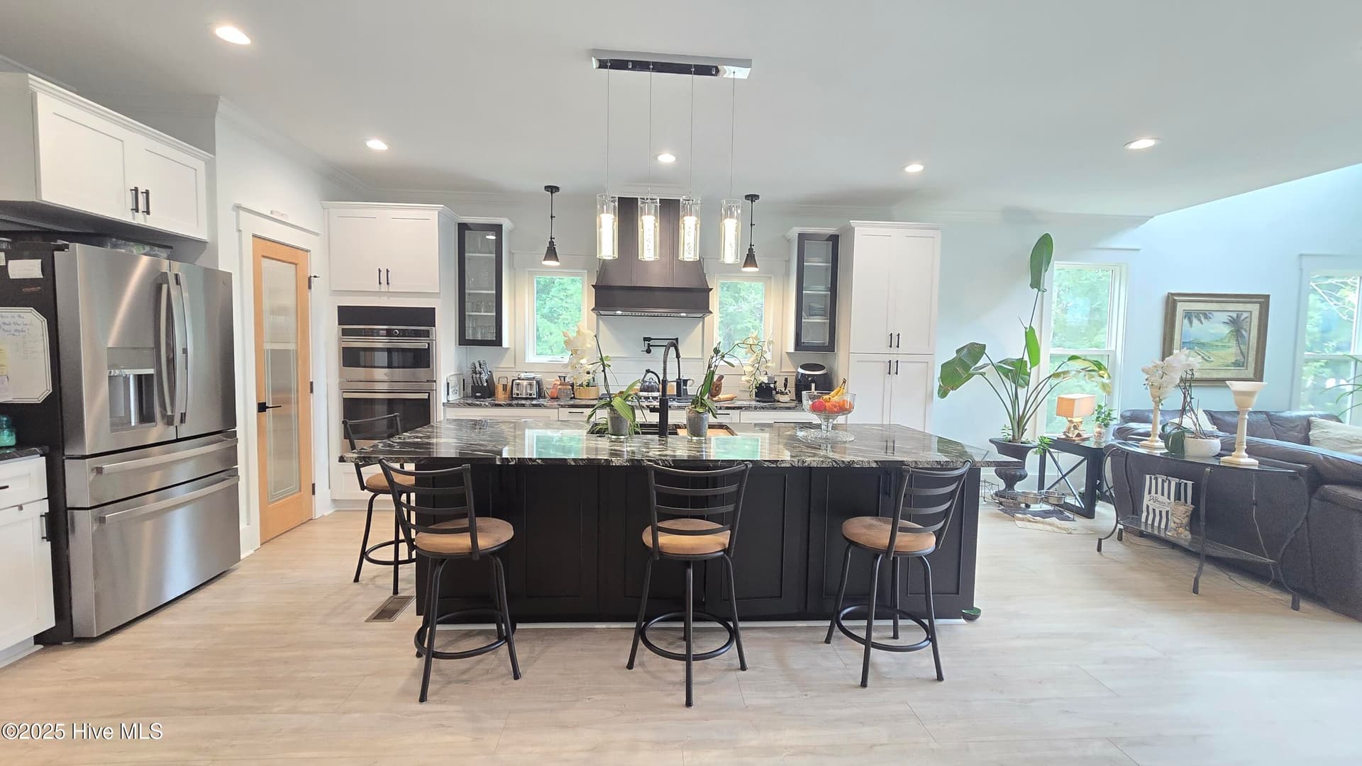 CHEFS KITCHEN WITH POT FILLER/WALK IN PANTRY/ AND ISLAND THAT SEATS 6 COMFORTABLY WITH ROOM FOR DINING TABLE TO SEAT 12 or have 2 tables and serve 20 no problem. Want to seat more open your sliders and put large tables on the deck:) - 2659 Seashore Road SW, Supply, NC 28462