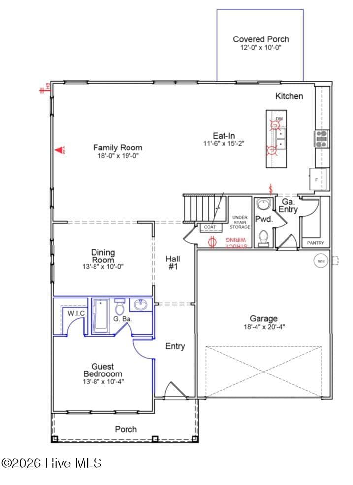 Single Family Residence at 1520 Rodanthe Avenue, Castle Hayne, NC 28429, photo 4 of 15