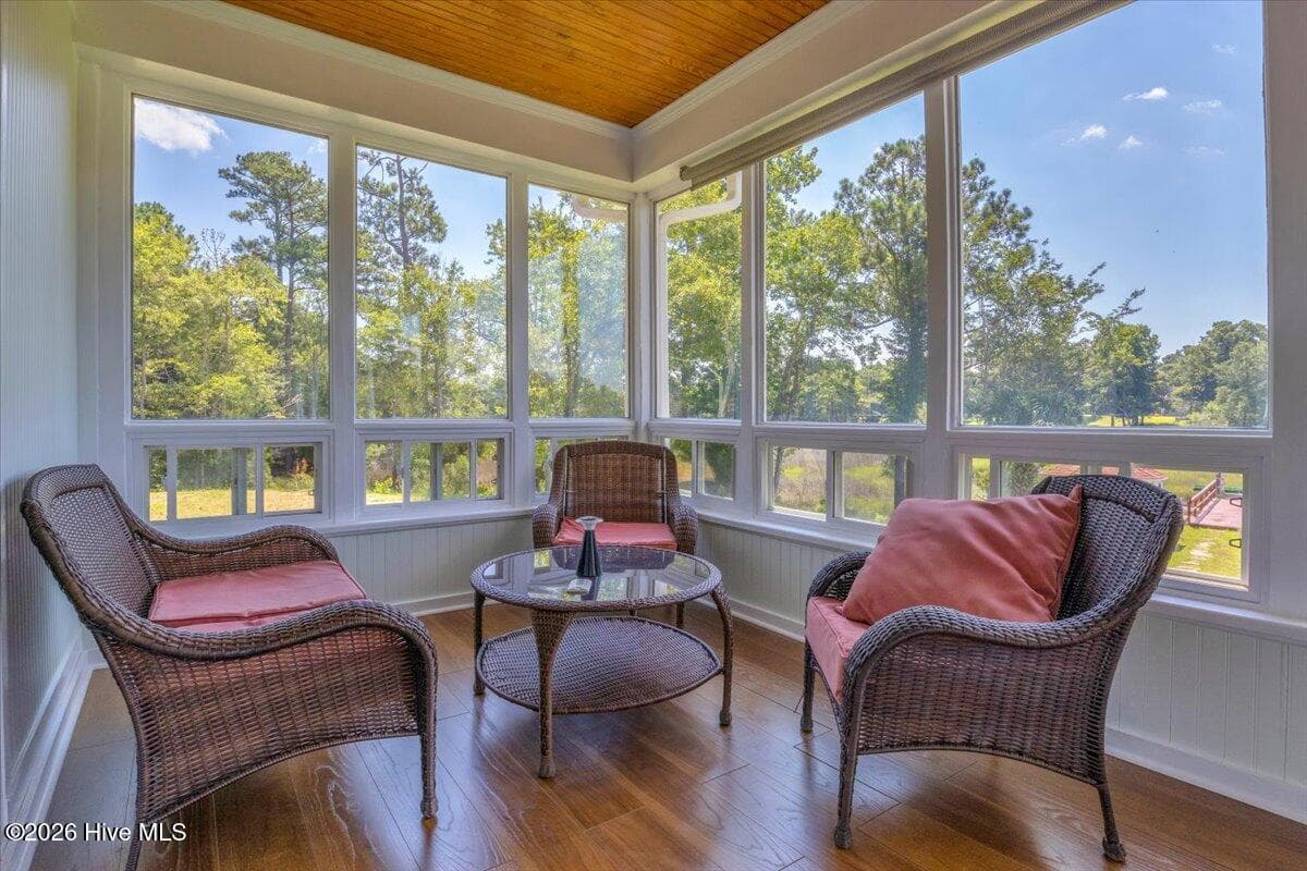 Sunroom off of the Master Bedroom - 609 Sawgrass Road, Hampstead, NC 28443