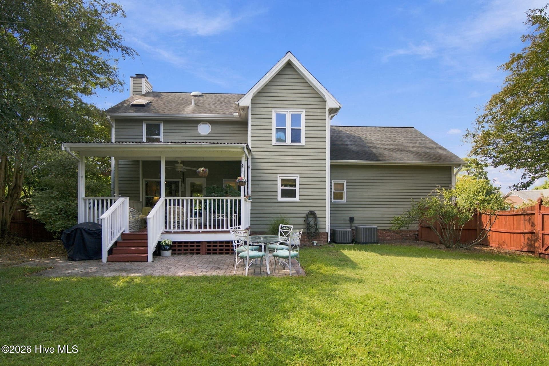 View of back of house - 3501 Kyle Court, Wilmington, NC 28409