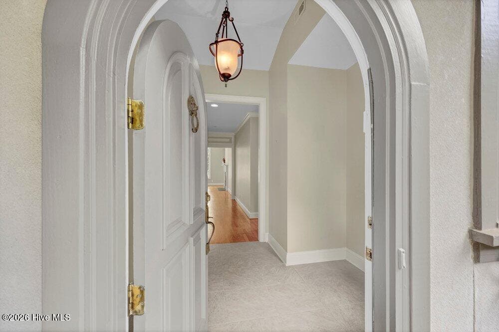 Front door to foyer - 1609 Dijon Drive, Wilmington, NC 28405