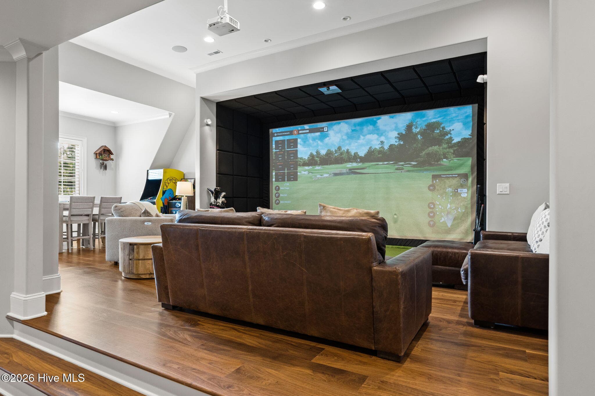 Golf simulator - 3178 Moss Hammock Wynd, Southport, NC 28461