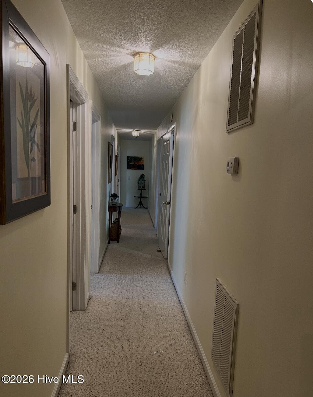 Hallway in Upstairs of house leading to upstairs bedrooms and bathrooms. - 642 Enoch Road, Clinton, NC 28328