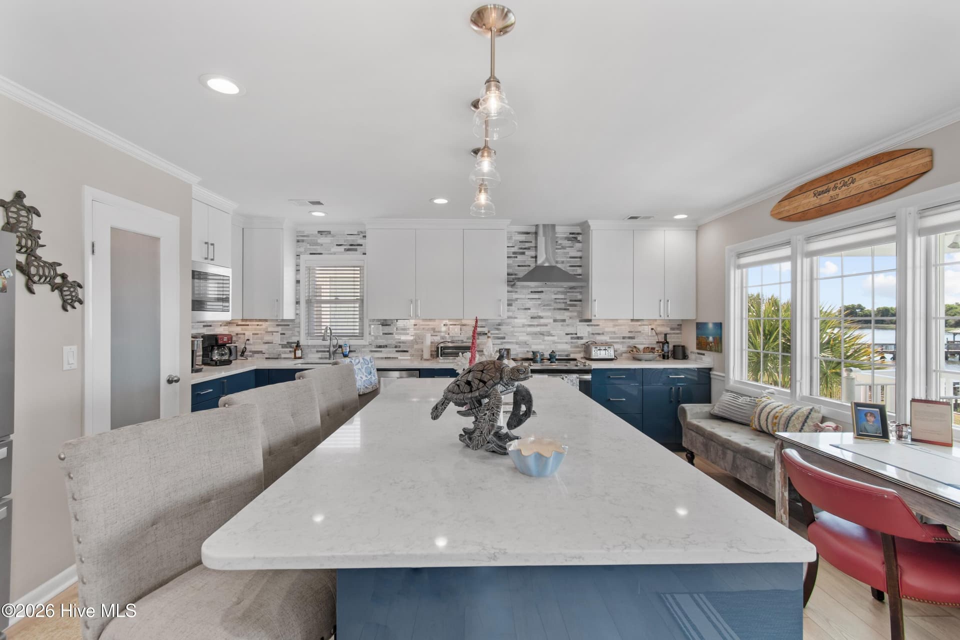 Kitchen overlooking the ICW- it doesn't get much better. - 2024 Camelot Drive SW, Ocean Isle Beach, NC 28469