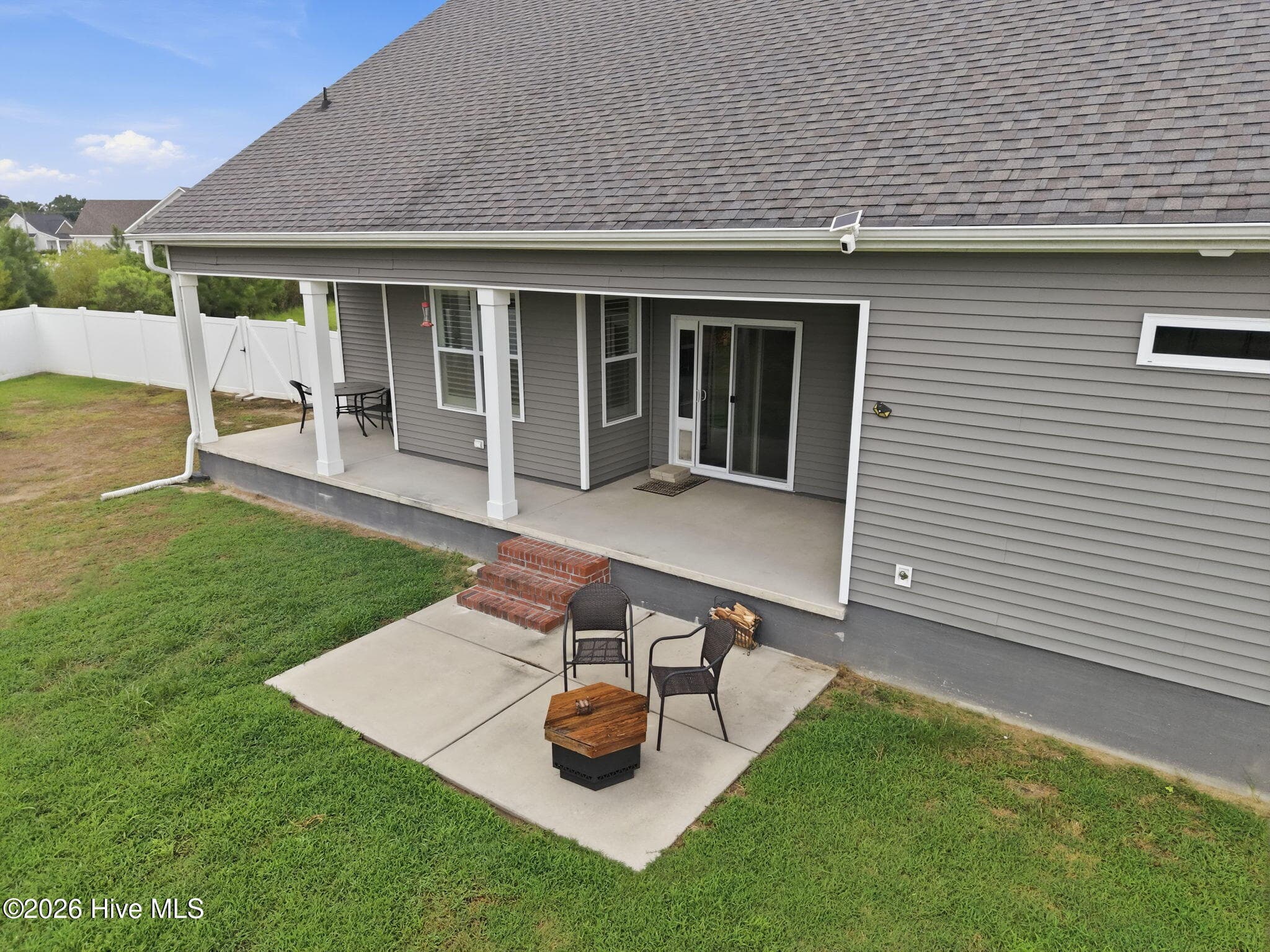 Covered back porch - 2212 Marinwood Court, Greenville, NC 27834