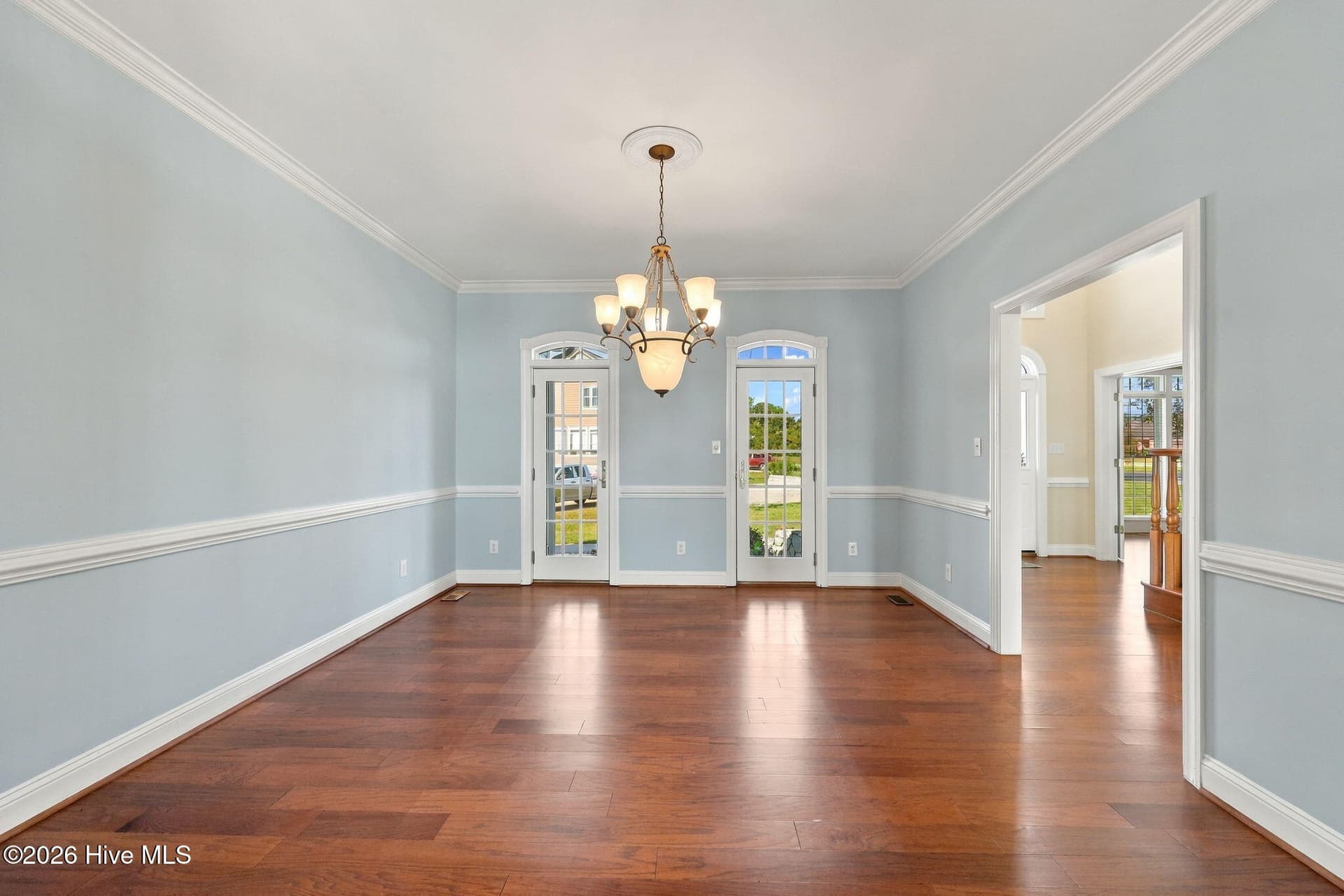 formal dining with walk out porch - 105 Magens Court W, Cedar Point, NC 28584