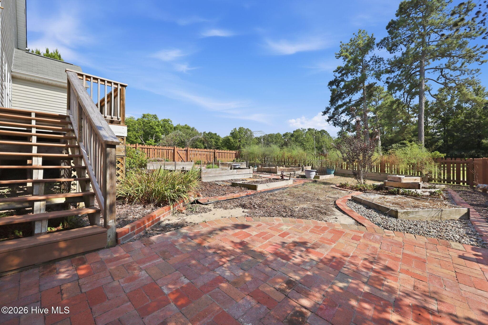 Fenced in Garden Area - 1284 L Cooper Road, Cameron, NC 28326