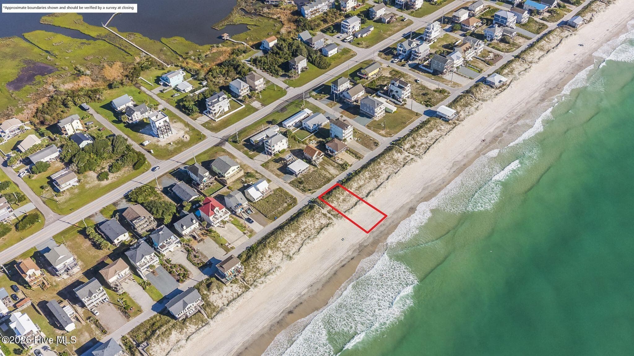 Lines shown are for illustration only and do not represent exact property boundaries. A survey should be obtained for verification. - 254 1 Topsail Road, North Topsail Beach, NC 28460