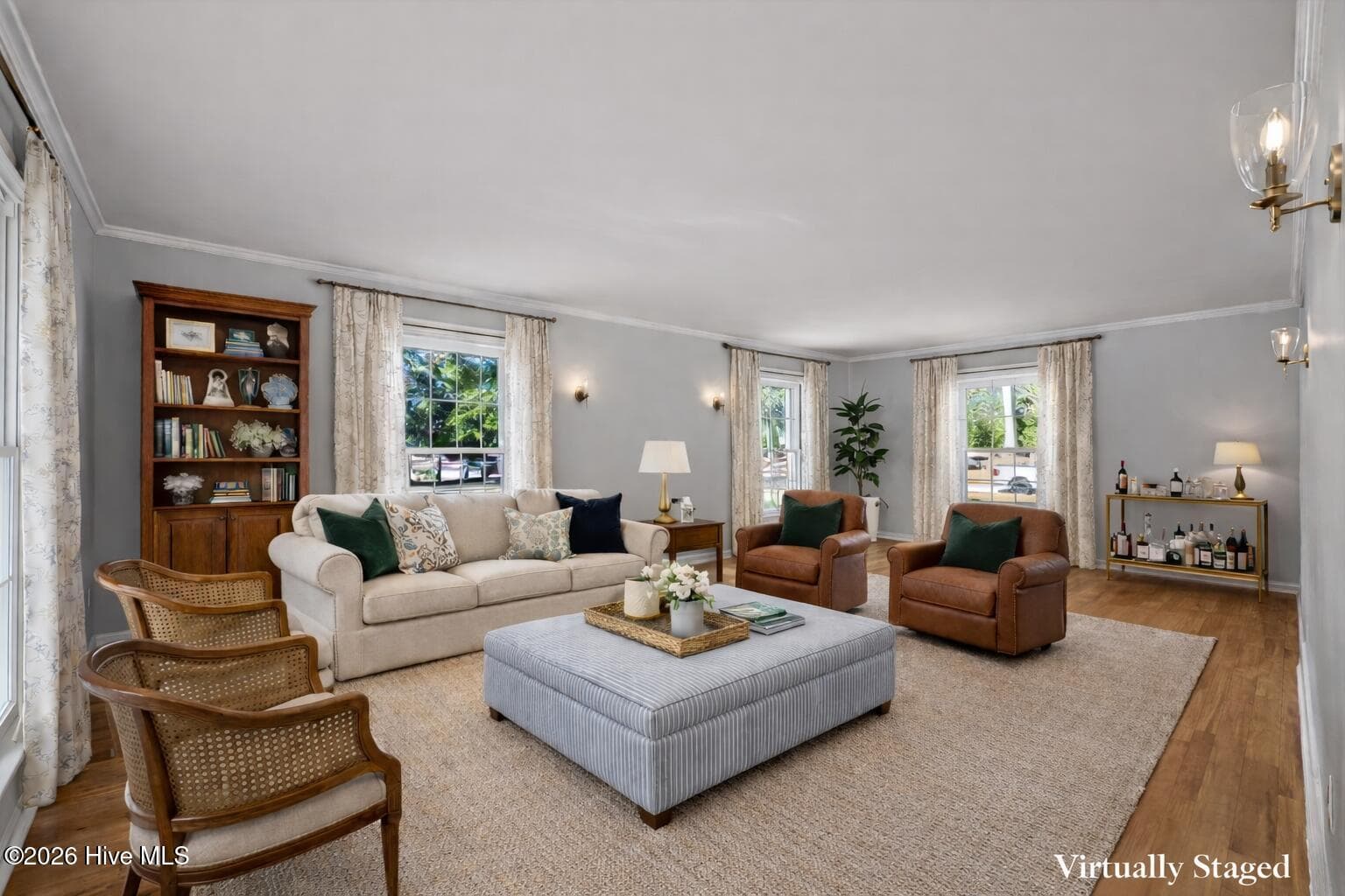 Front living room with lots of potential - 236 Shoreline Drive, New Bern, NC 28562