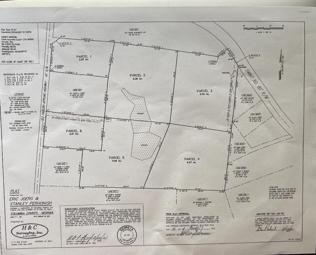 Residential Lot at 1633 Old Appling Harlem Highway, Harlem, GA 30814, photo 3 of 5