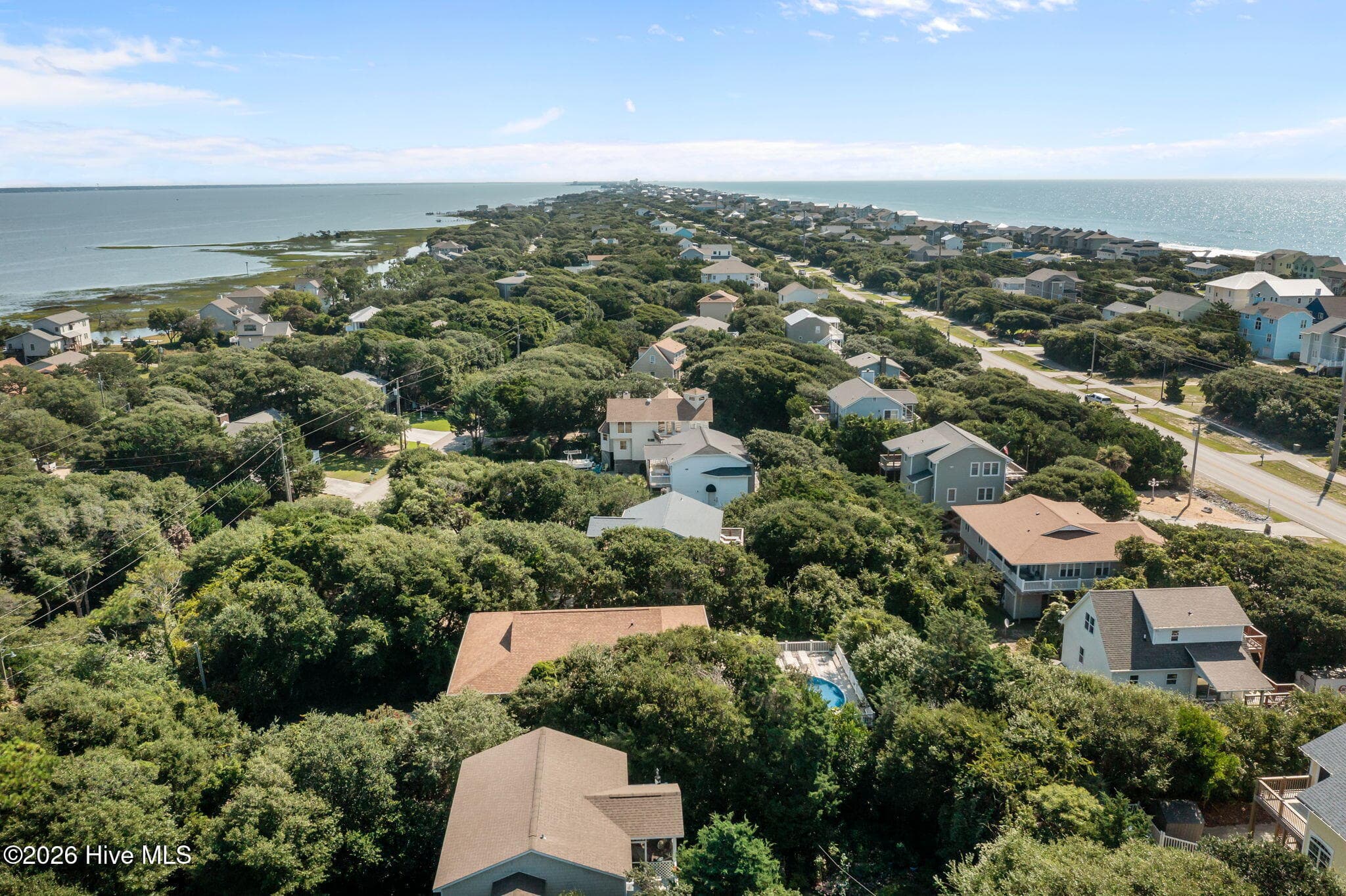 Aerial View - 5415 Cedar Tree Lane, Emerald Isle, NC 28594