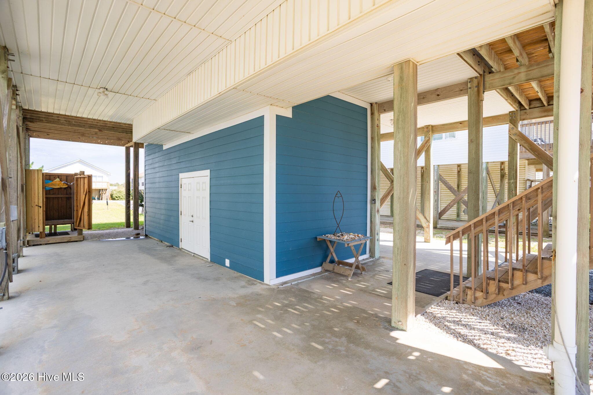 Ground level parking and storage - 2330 W Beach Drive, Oak Island, NC 28465