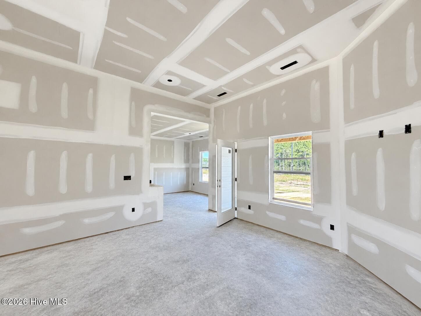 View looking at the back door and breakfast nook. - 2105 Sandbrook Loop, Leland, NC 28451