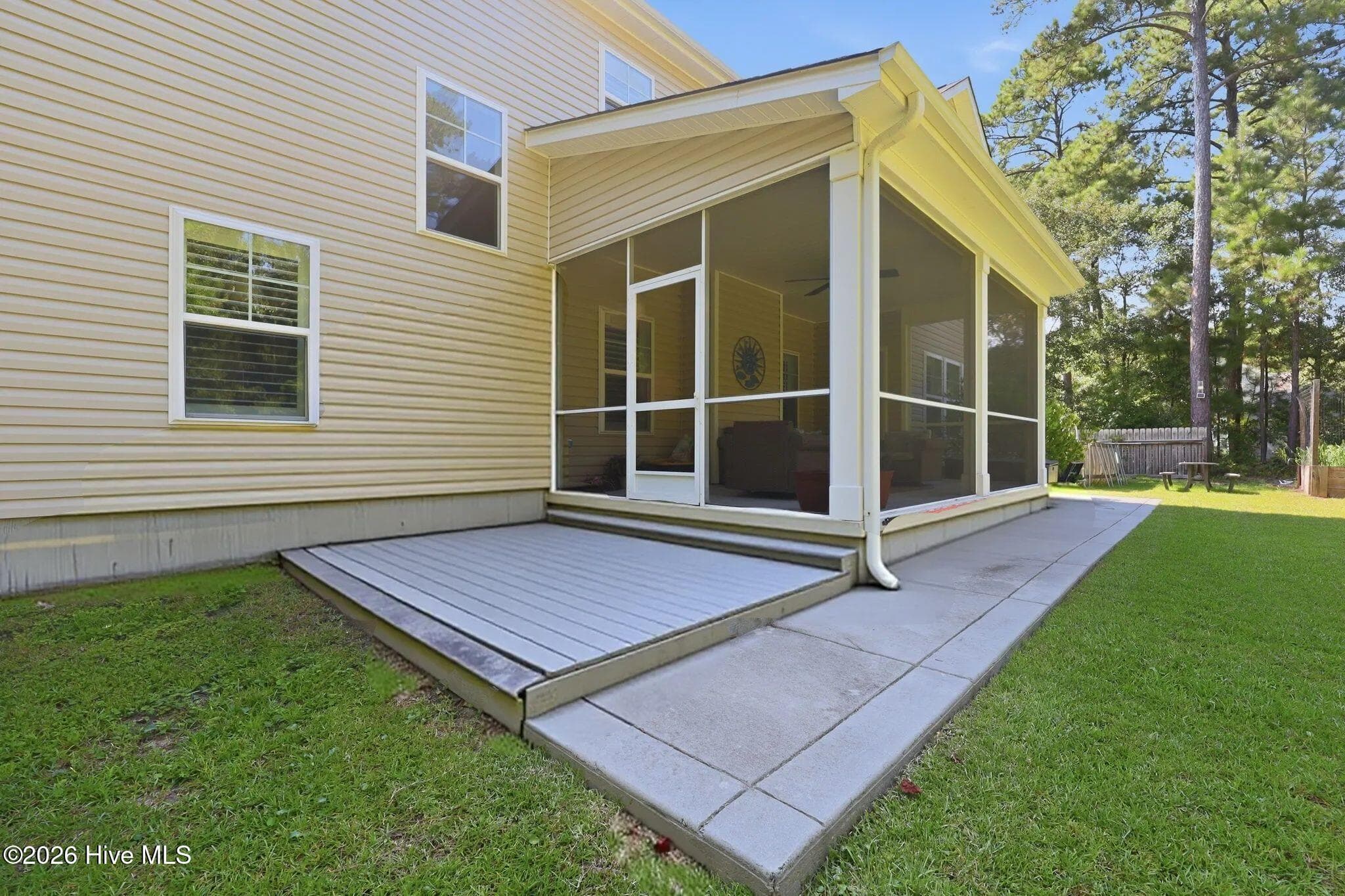 Screened In Porch Virtually Cleared - 108 Katydid Court, Hampstead, NC 28443