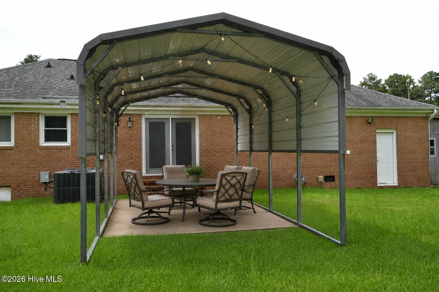 Patio – Virtually Staged - 126 Dare Drive, New Bern, NC 28560
