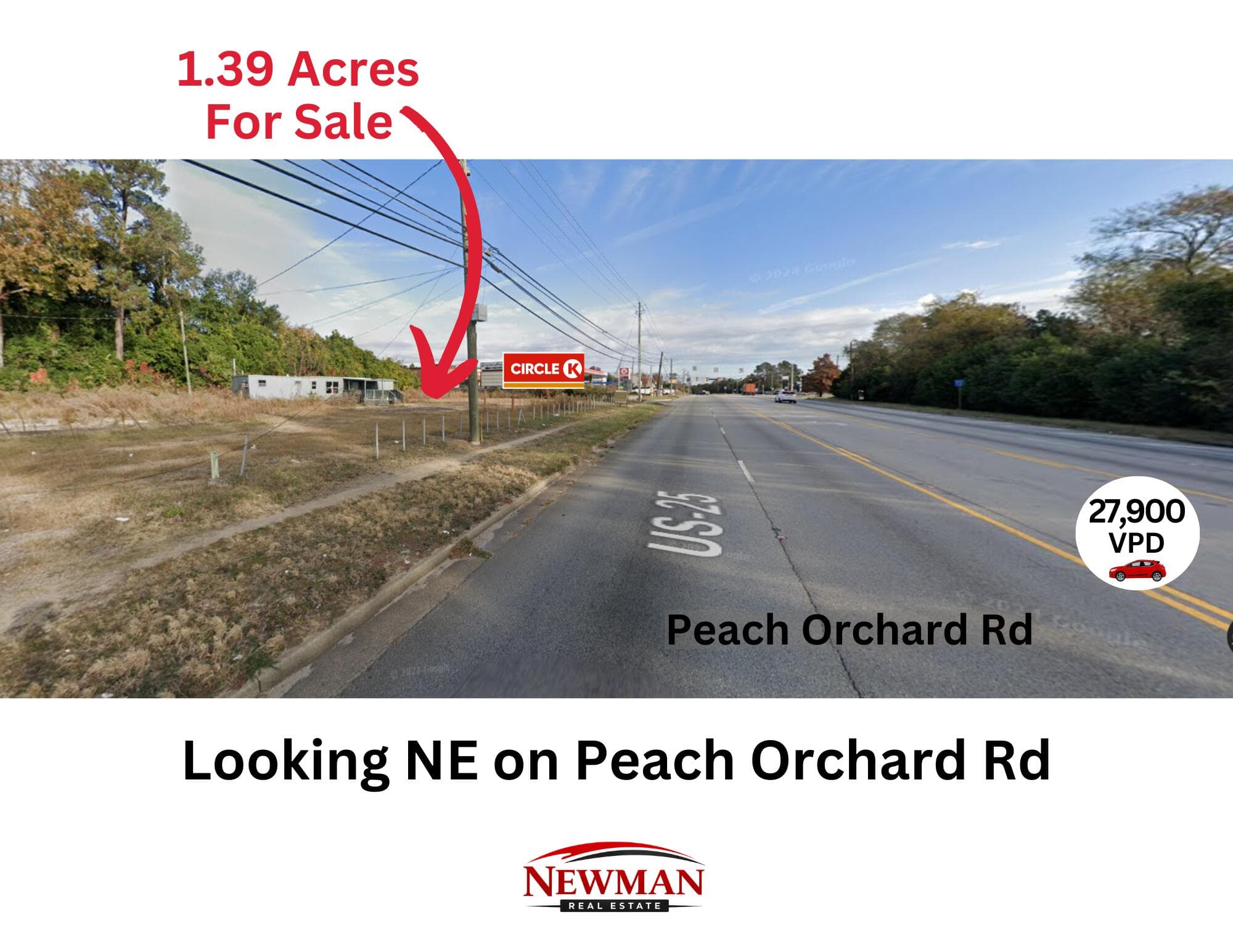 Undeveloped at 3607 Peach Orchard Road, Augusta, GA 30906, photo 3 of 11