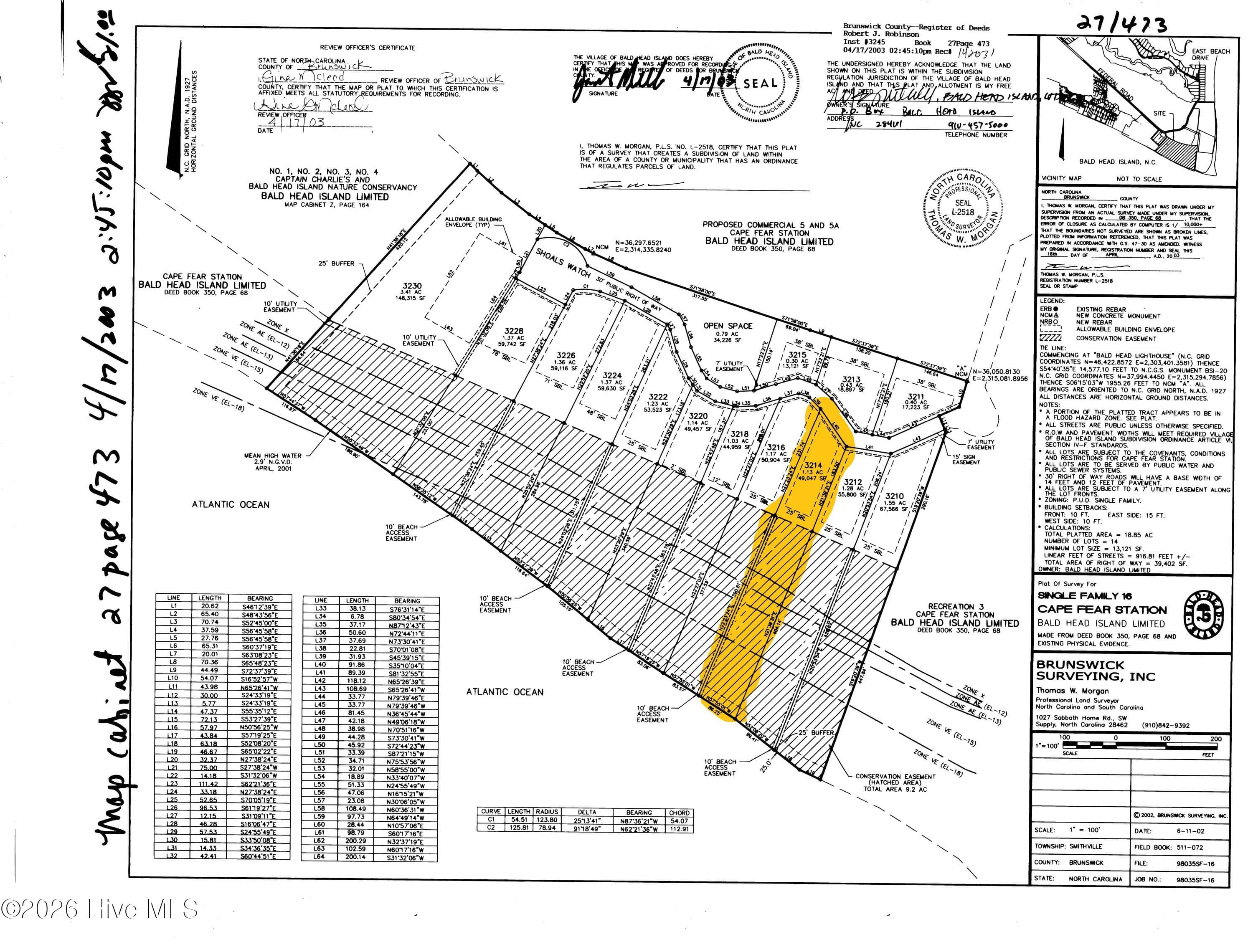 Lot 3214 - 718 3214 Shoals Watch Way, Bald Head Island, NC 28461