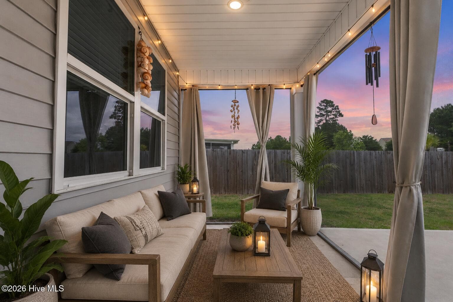 Virtually staged screened porch - 1038 Burled Oak Ridge Loop SE, Bolivia, NC 28422