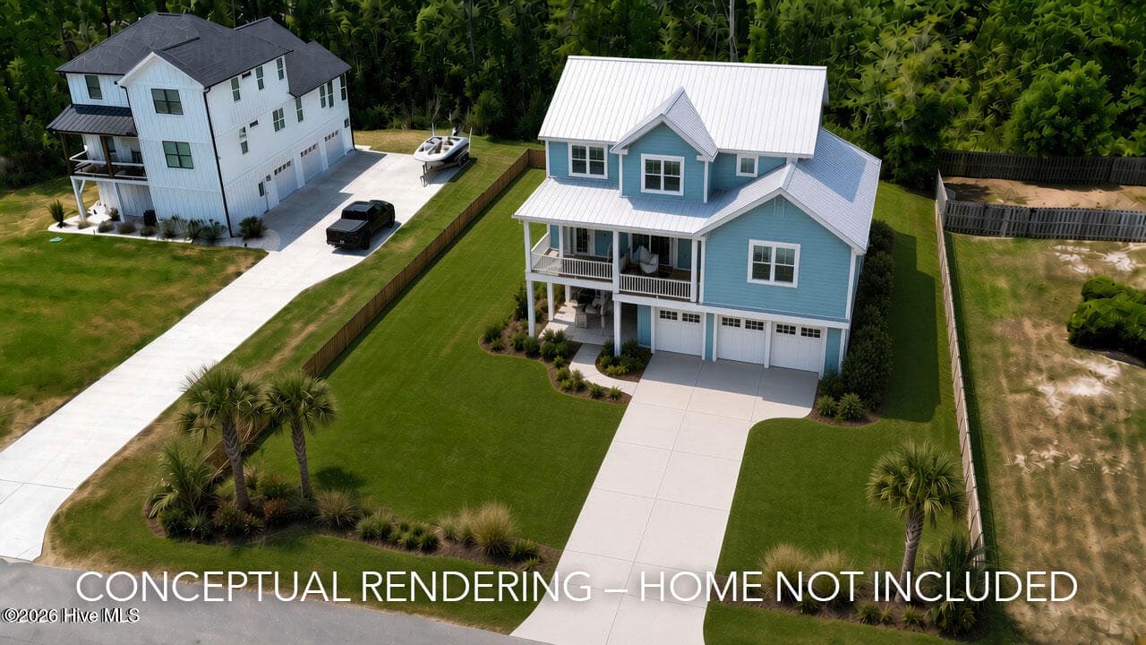 Conceptual rendering for illustrative purposes only - 208 River Oats Court, Holly Ridge, NC 28445