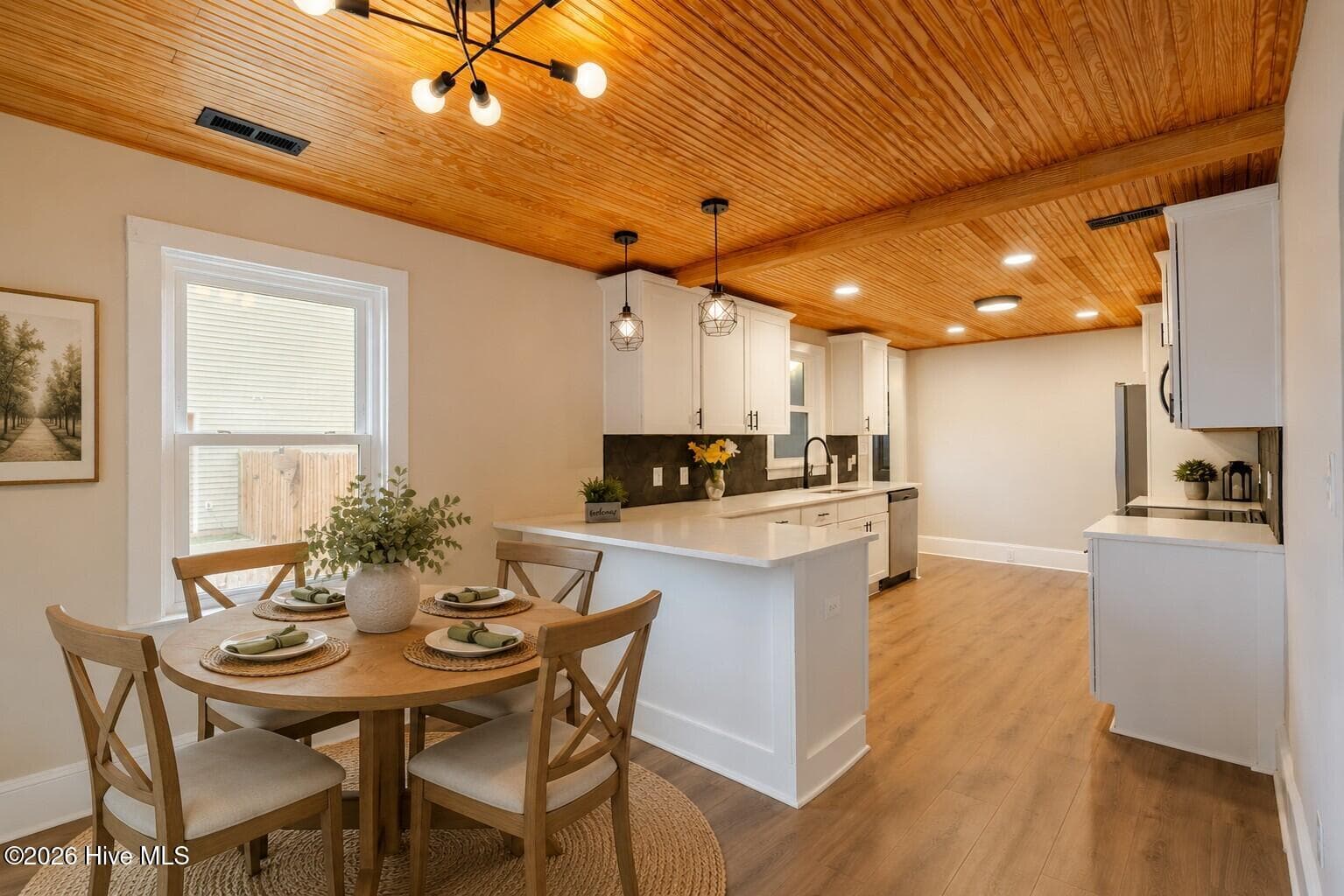 Virtually Staged dining area - 1109 S 9th Street, Wilmington, NC 28401
