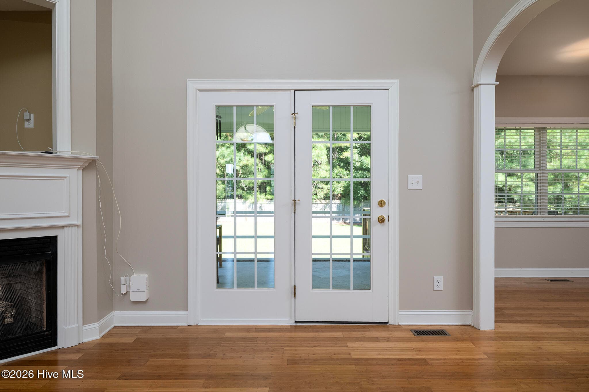 Living Room with Back Porch Access - 168 Laura Drive, New Bern, NC 28562