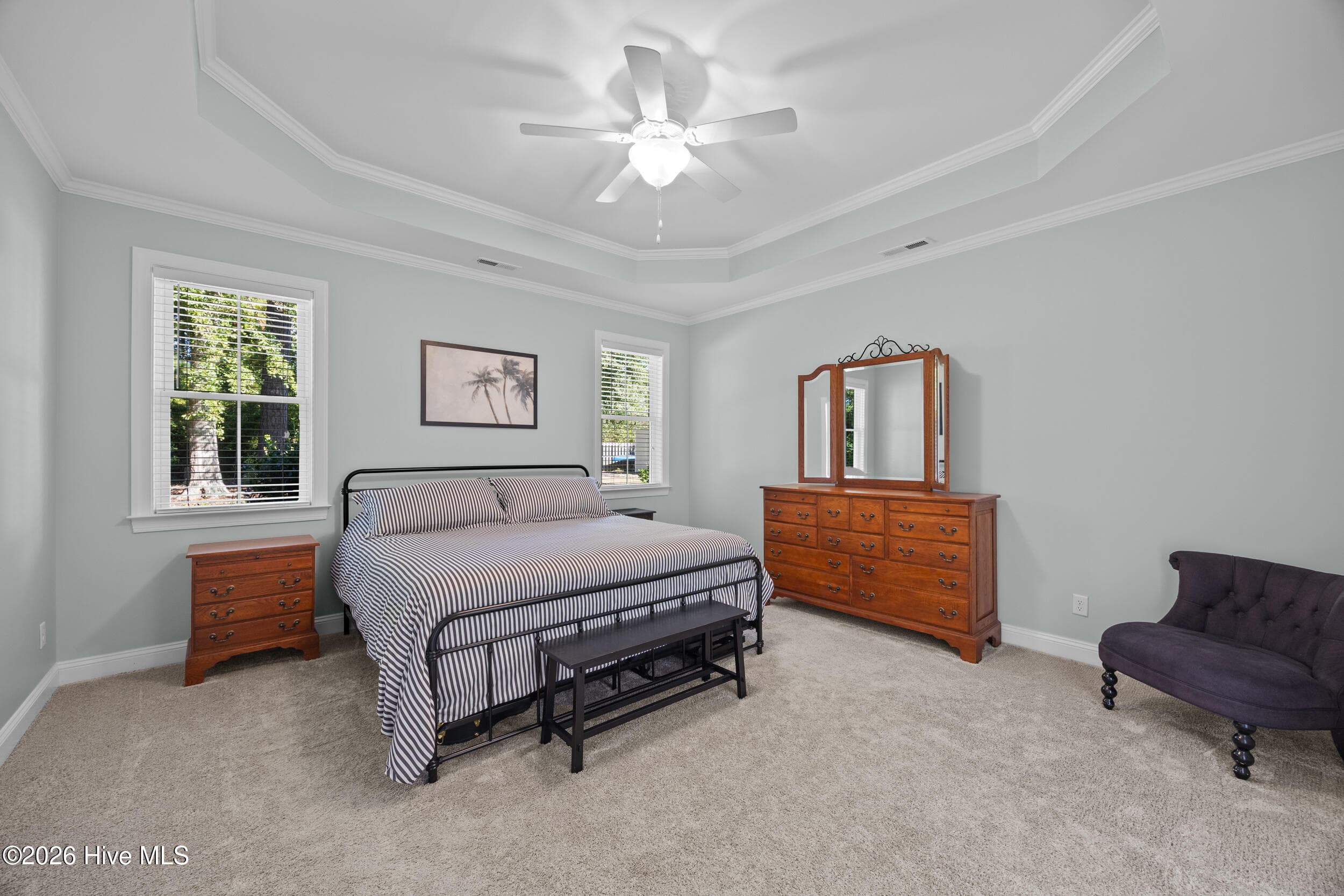 Primary bedroom - 323 Crown Pointe Drive, Hampstead, NC 28443