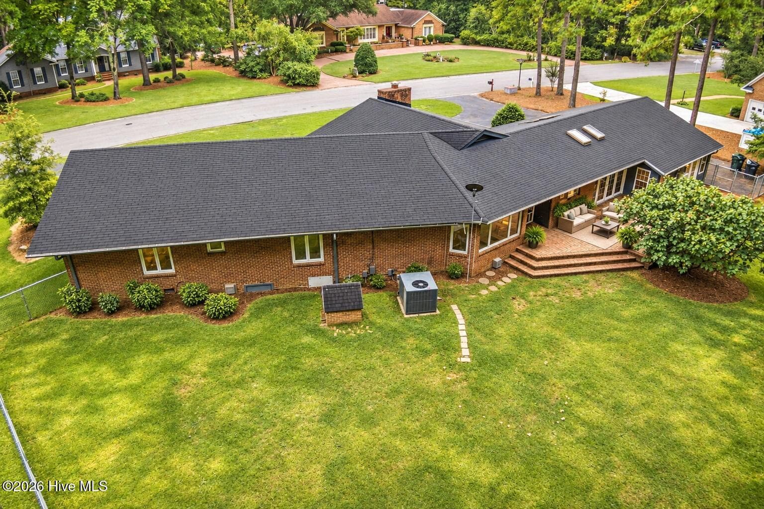 Rear Porch is Virtually Staged. - 407 Bundy Lane, Laurinburg, NC 28352