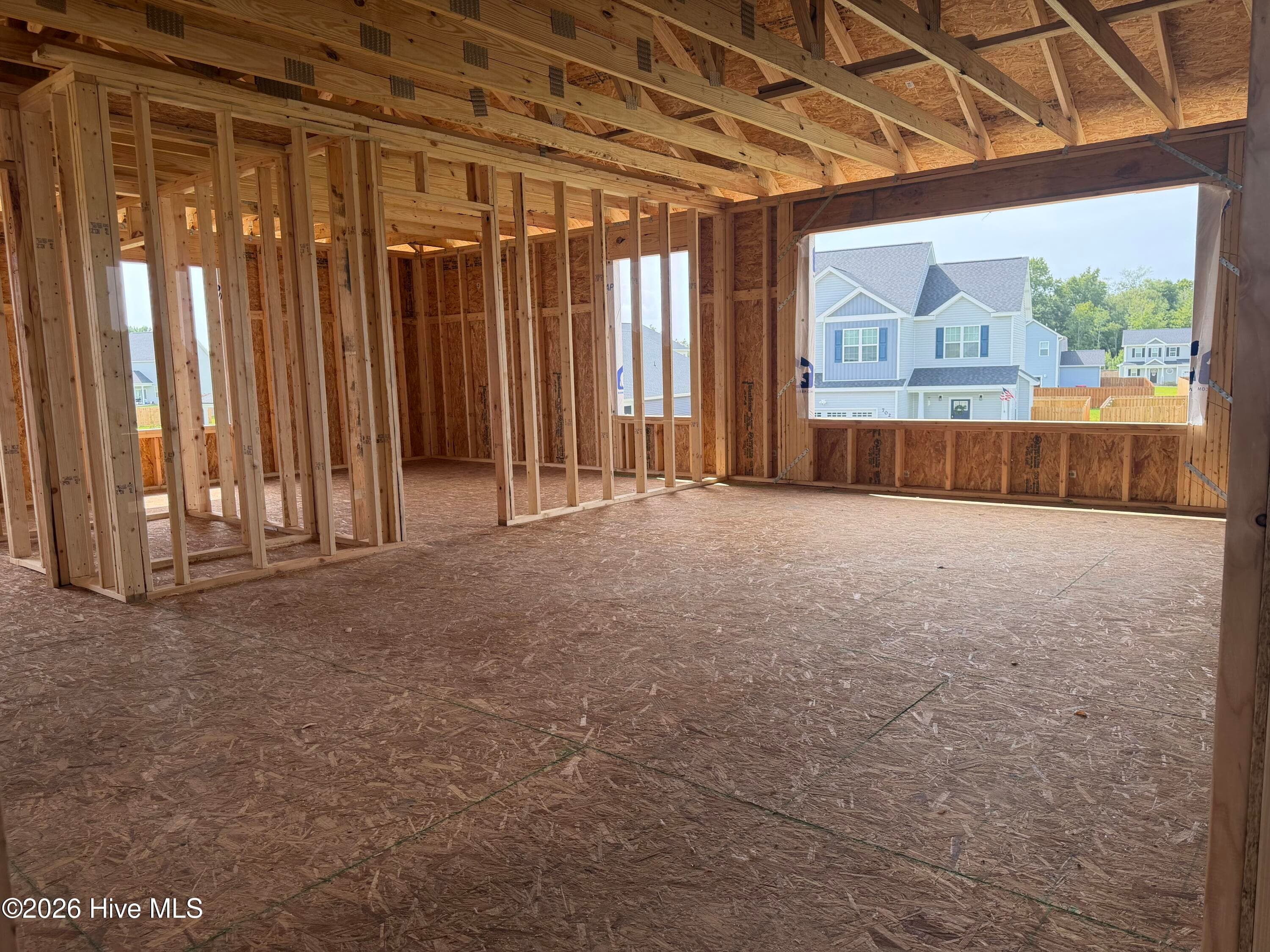 Current stage of construction - 806 Hidden Bridge Drive, Jacksonville, NC 28546