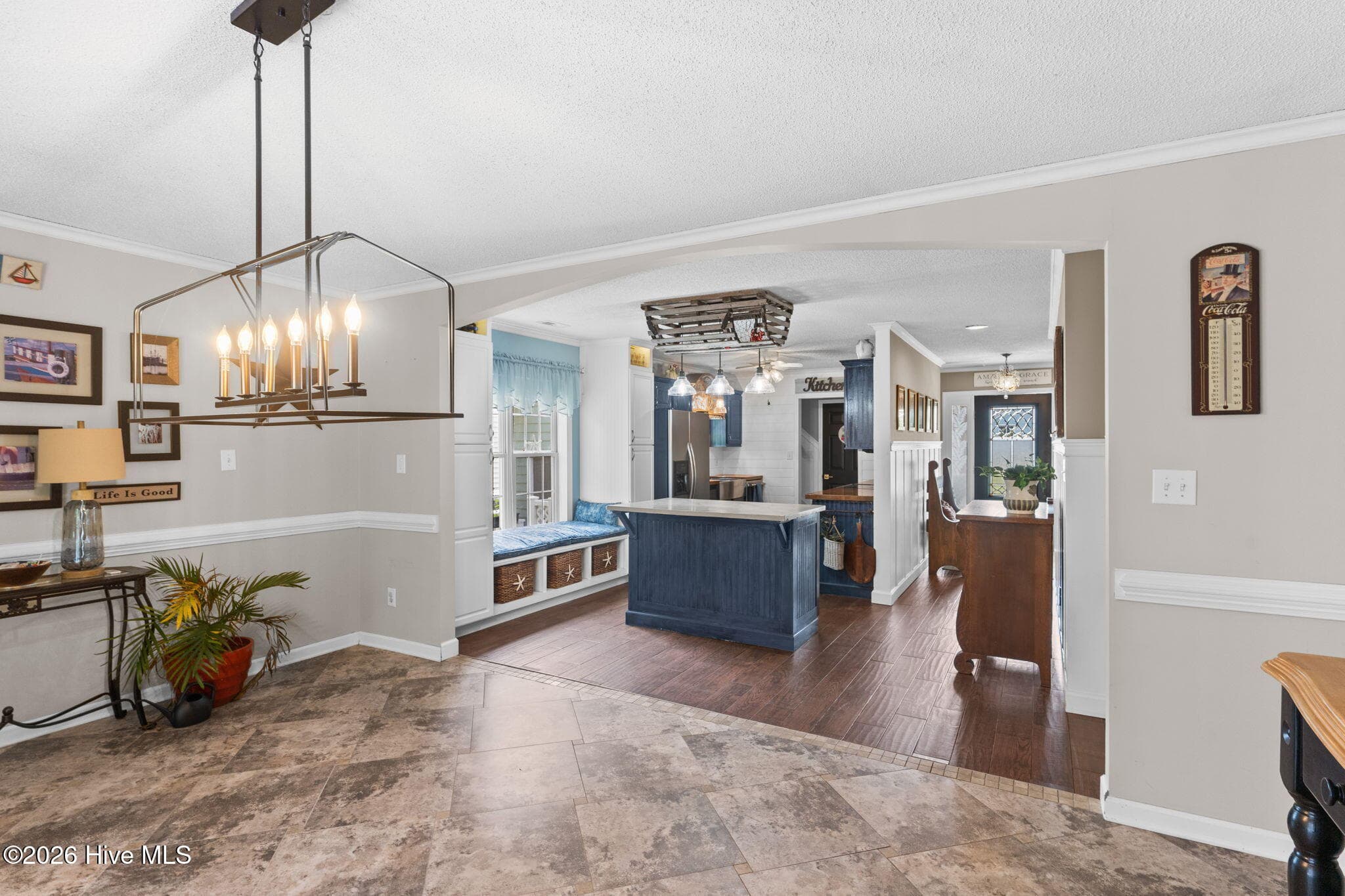 Kitchen/Dining opens to living room - 9184 Seaside Landing SW, Calabash, NC 28467