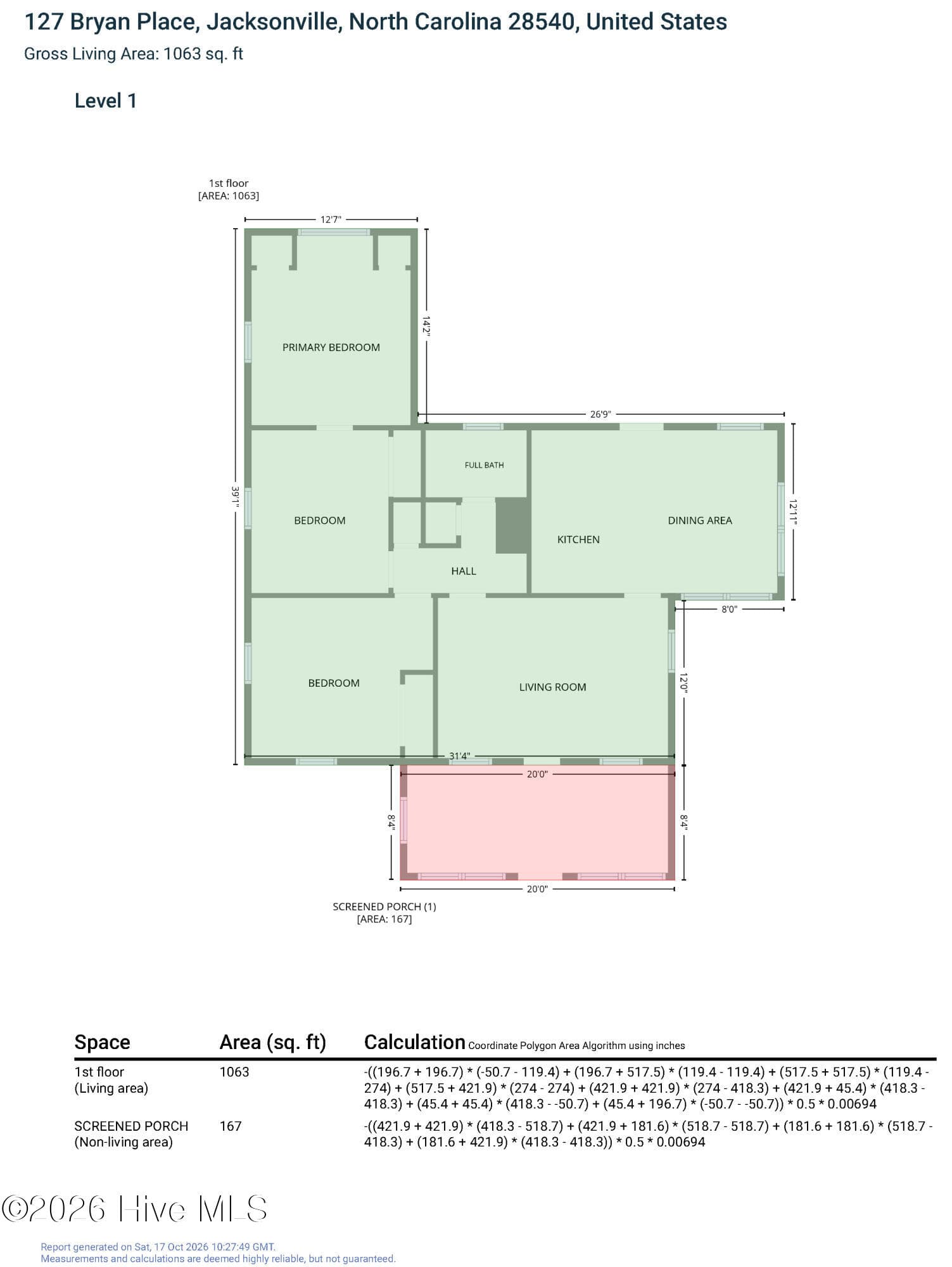 Single Family Residence at 127 Bryan Place, Jacksonville, NC 28540, photo 36 of 36