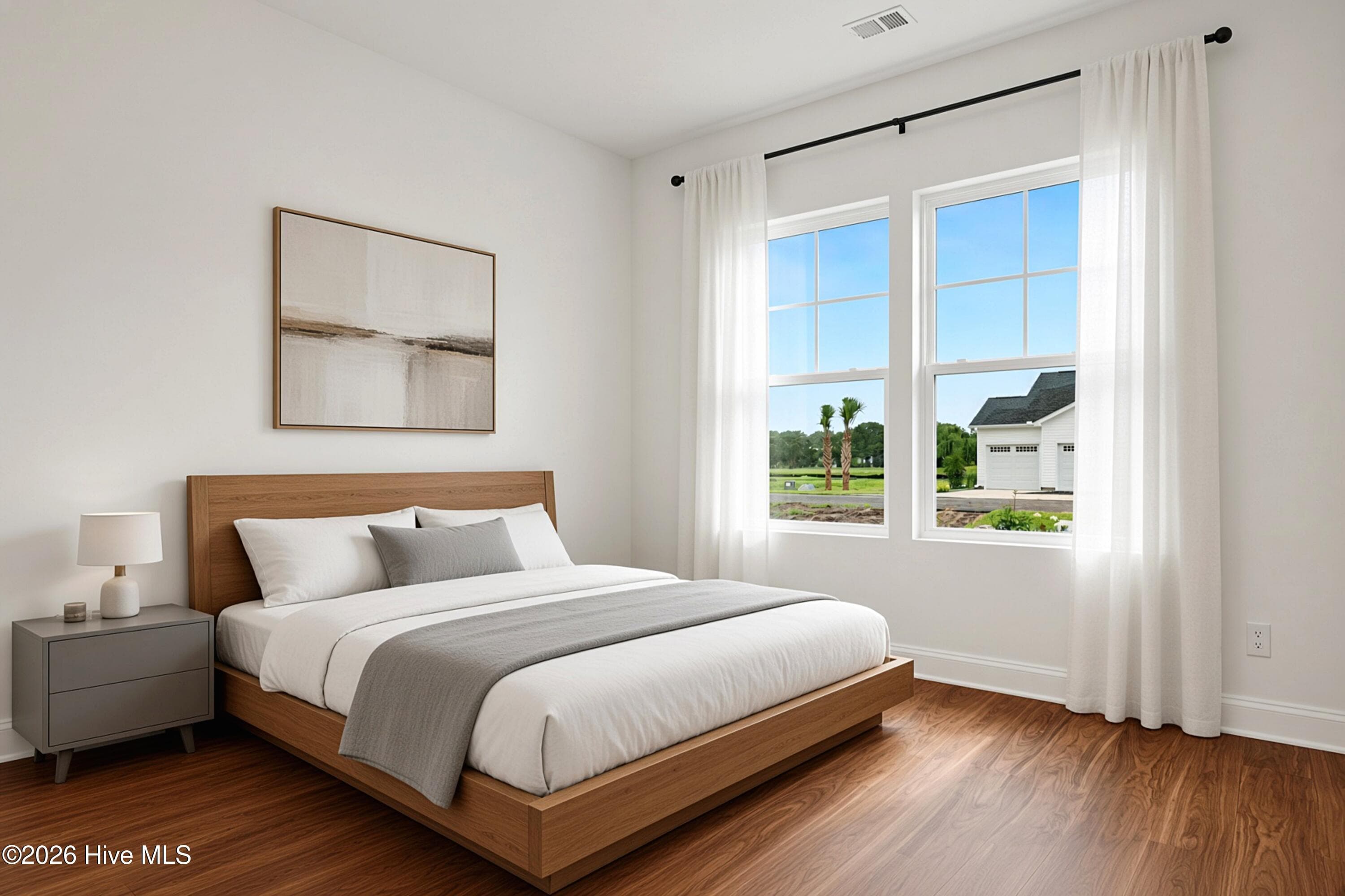 AI Staged Secondary Bedroom - 2111 Cregan Cove SW (Lot 19), Ocean Isle Beach, NC 28469