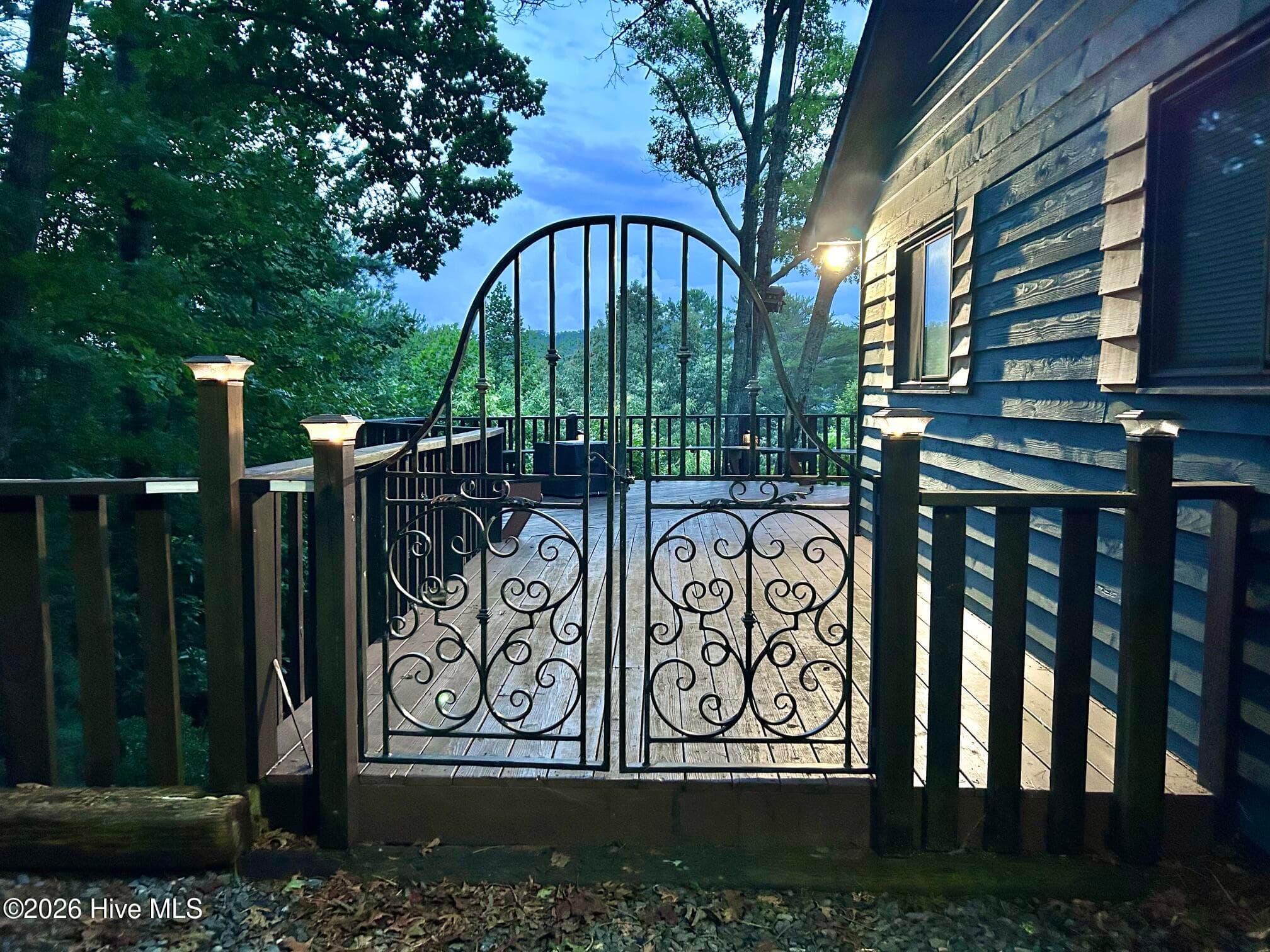 Gate to deck - 234 Ashley Lane, Murphy, NC 28906