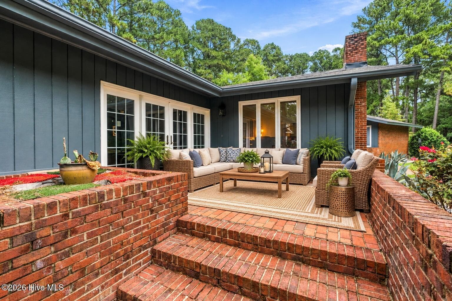 The Side Porch is Virtually Staged. - 407 Bundy Lane, Laurinburg, NC 28352