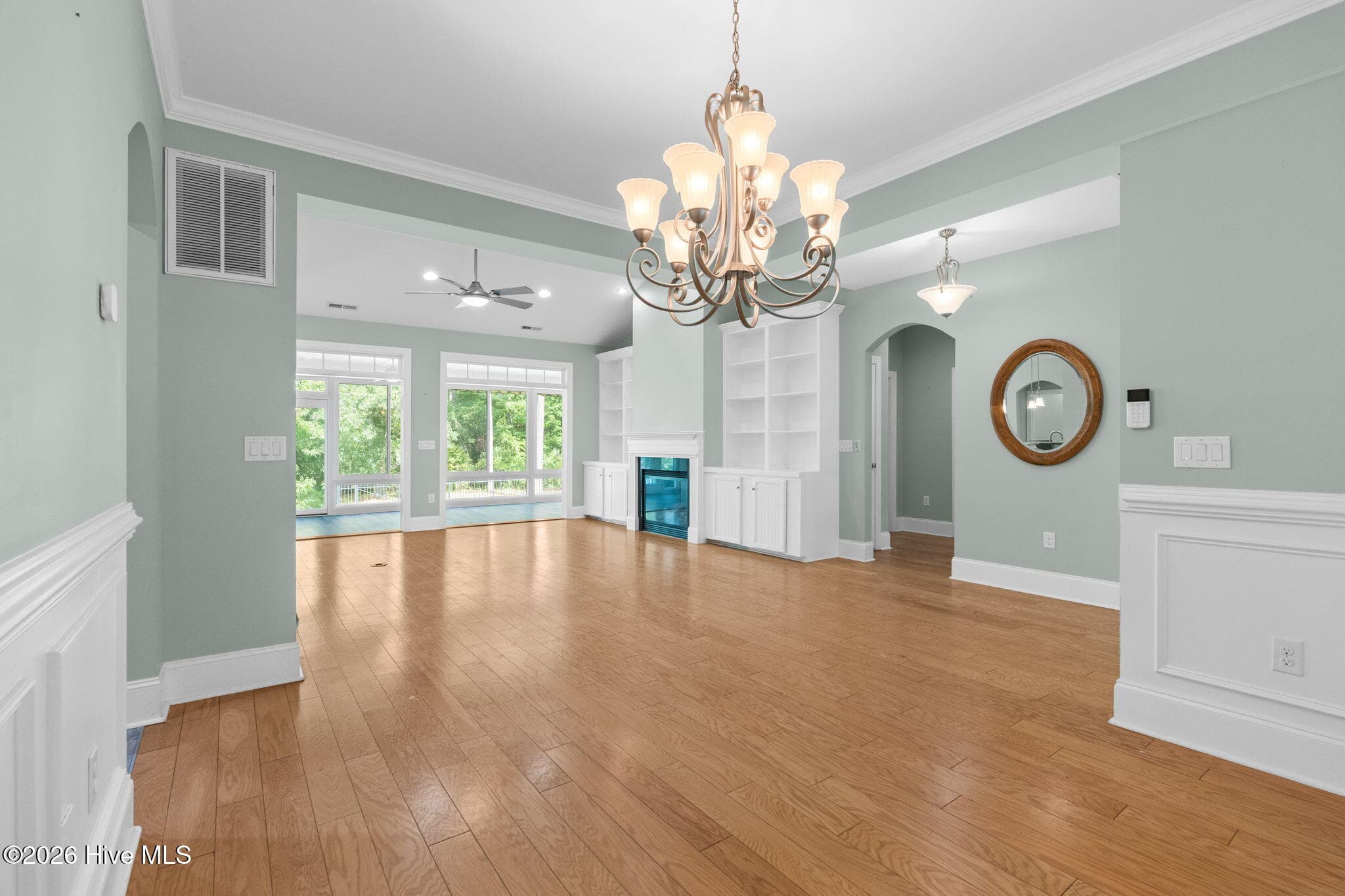 View From Dining Room to Great Room - 461 Springwood Drive SE, Bolivia, NC 28422