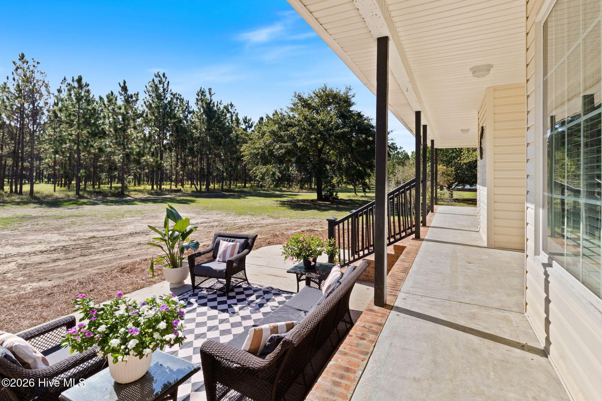 Rear Porch/Patio - 727 Mount Olive Road, Bladenboro, NC 28320