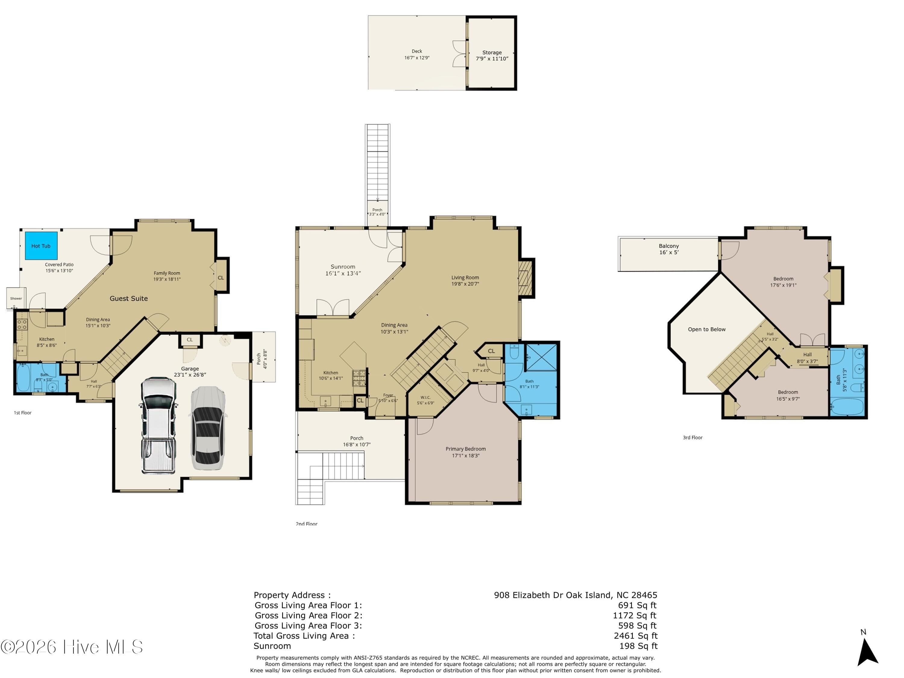 Single Family Residence at 908 Elizabeth Drive, Oak Island, NC 28465, photo 12 of 99
