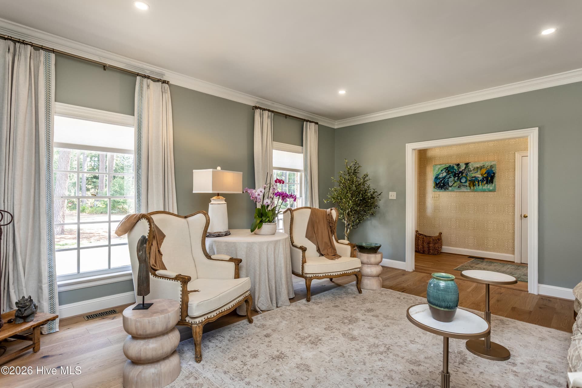 Need a living room large enough for a piano? This one is perfect! - 5050 Country Club Drive N, Wilson, NC 27896