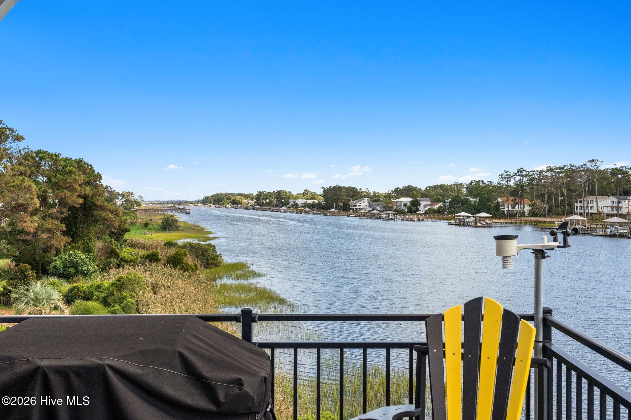You can see the whole way down to the Barbee bridge from the left, totally from your deck - 2775 Long Bay Drive SE, Southport, NC 28461