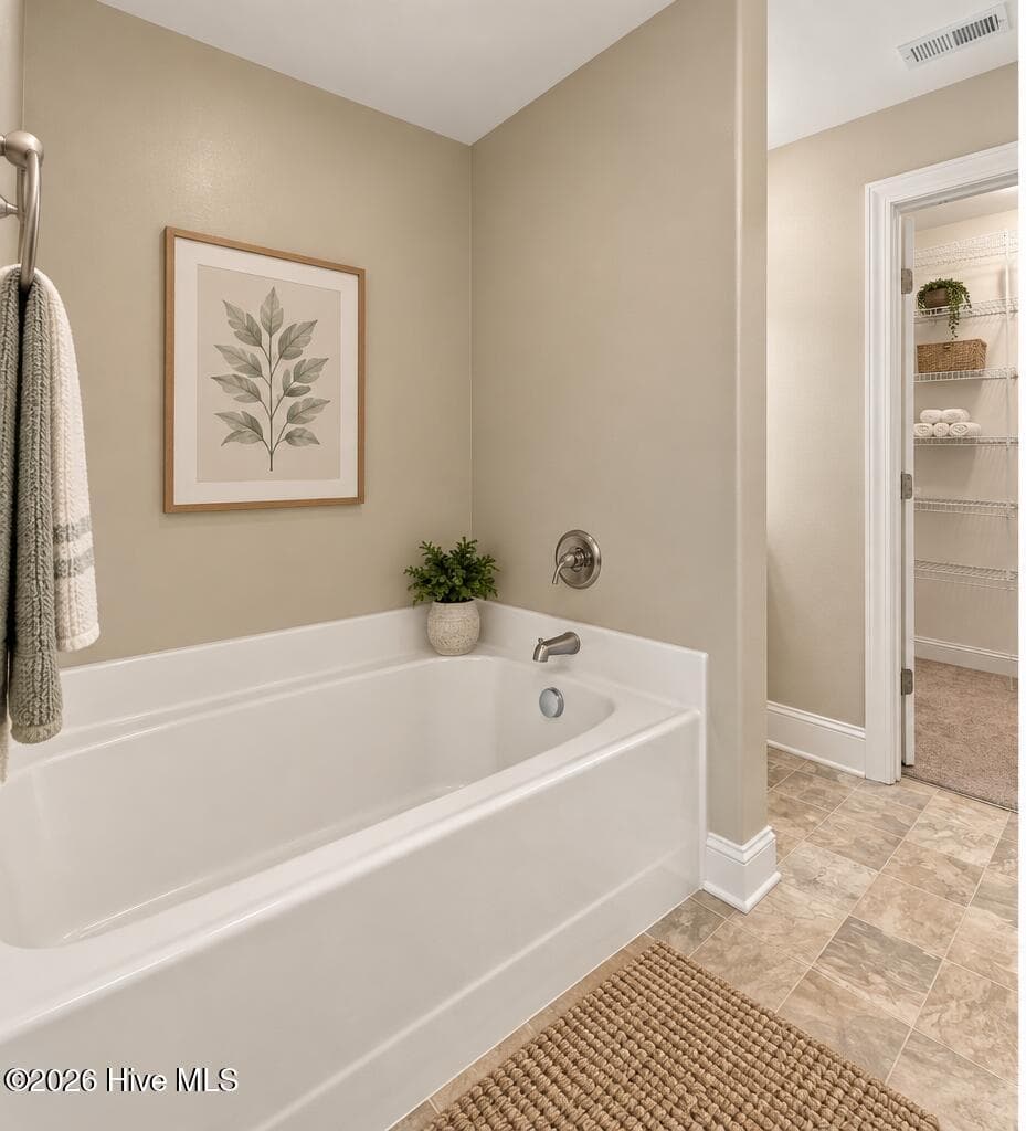 Virtually Staged master bathroom - 116 Mccabe Court, Havelock, NC 28532