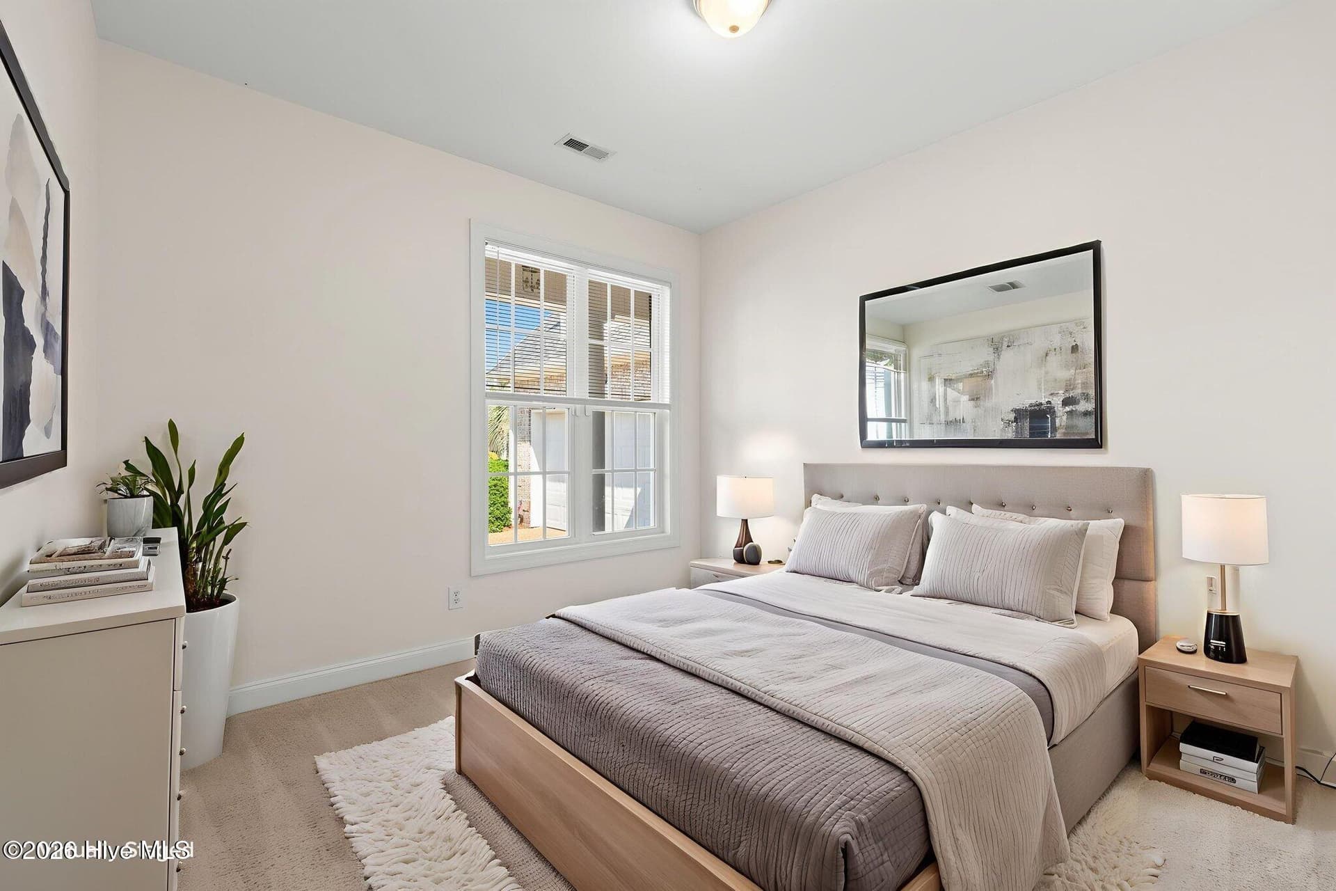 Bedroom 3 (AI staged) - 1052 Stonebridge Lane, Leland, NC 28451