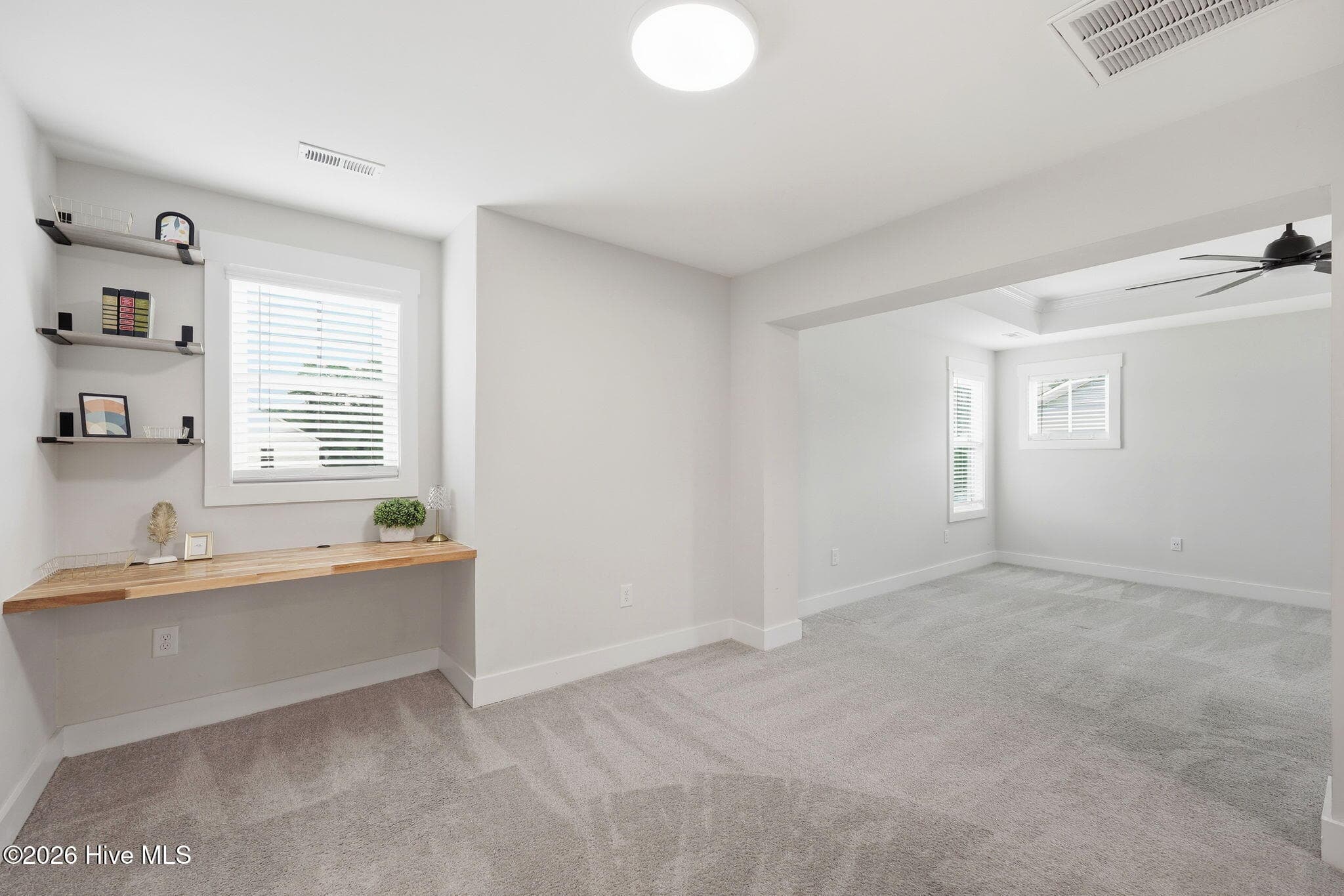 Custom Built in Desk area - 101 Woodford Lane, Vass, NC 28394