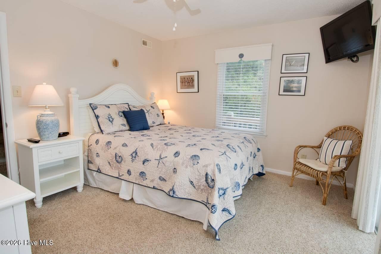 1st Bedroom - 6820 Ocean Drive, Emerald Isle, NC 28594