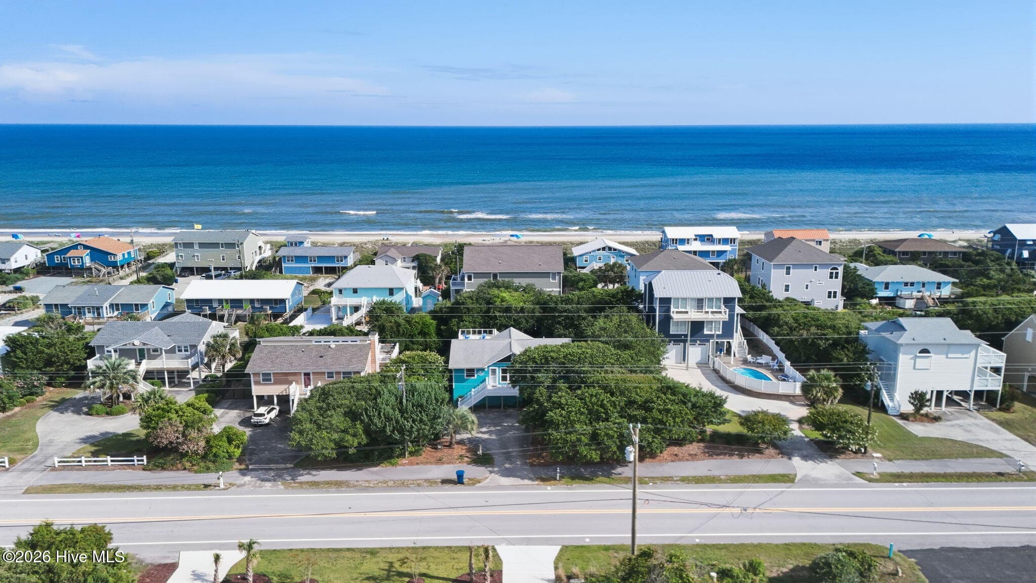 Aerial View to the Ocean - 1607 Emerald Drive, Emerald Isle, NC 28594